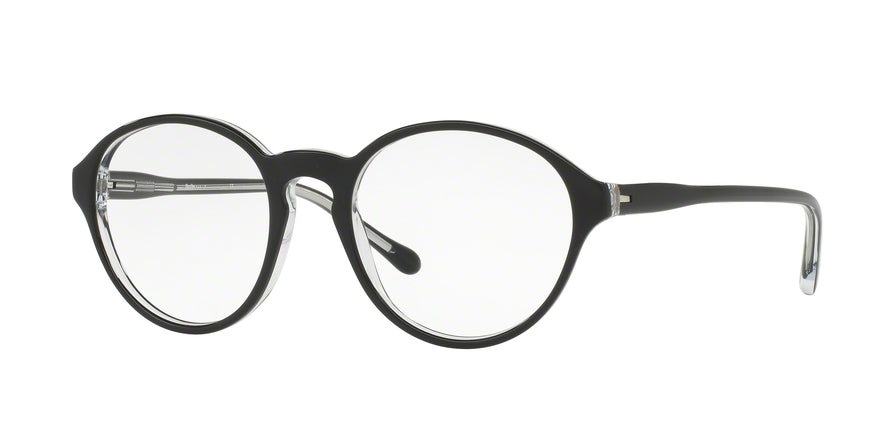 Sferoflex SF1146 Phantos Eyeglasses  C388-TOP BLACK ON CRYSTAL 53-19-145 - Color Map black