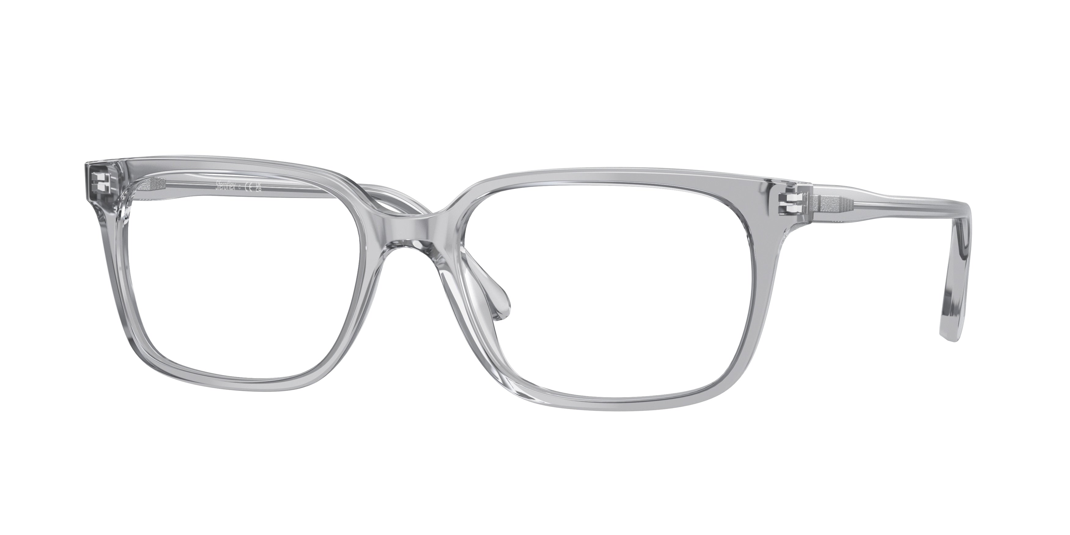 Sferoflex SF1151 Rectangle Eyeglasses  C642-Transparent Grey 56-145-18 - Color Map Grey