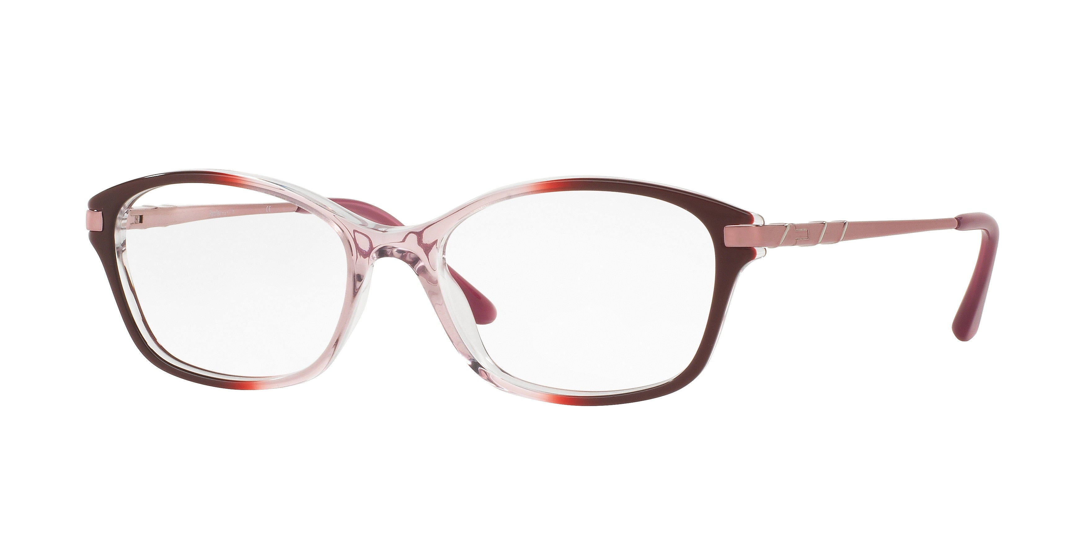 Sferoflex SF1556 Cat Eye Eyeglasses  C593-Gradient Light Pink Cyclamin 53-135-17 - Color Map Pink