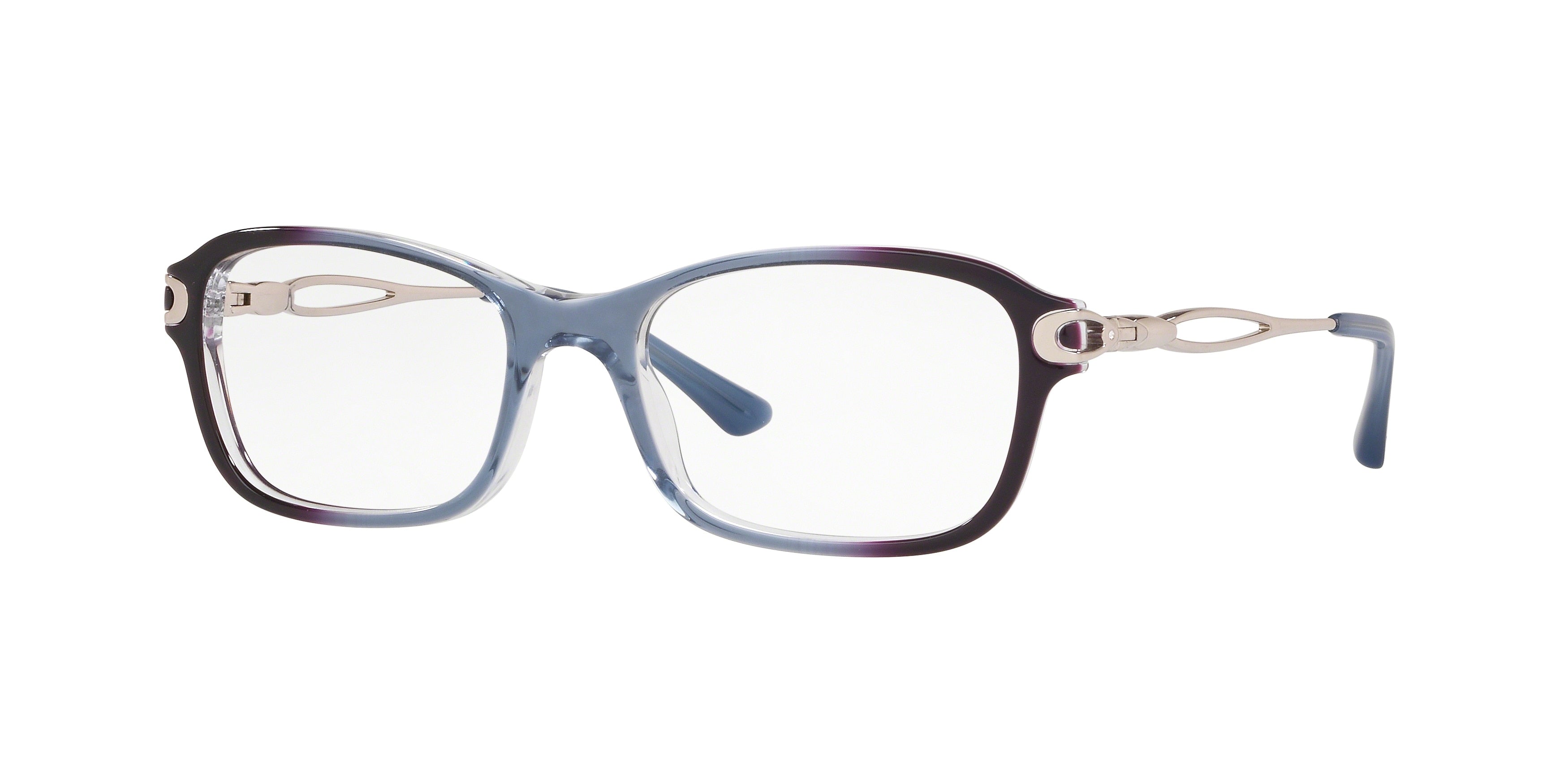Sferoflex SF1557B Square Eyeglasses  C635-Ivory Gradient Violet 52-135-17 - Color Map Violet
