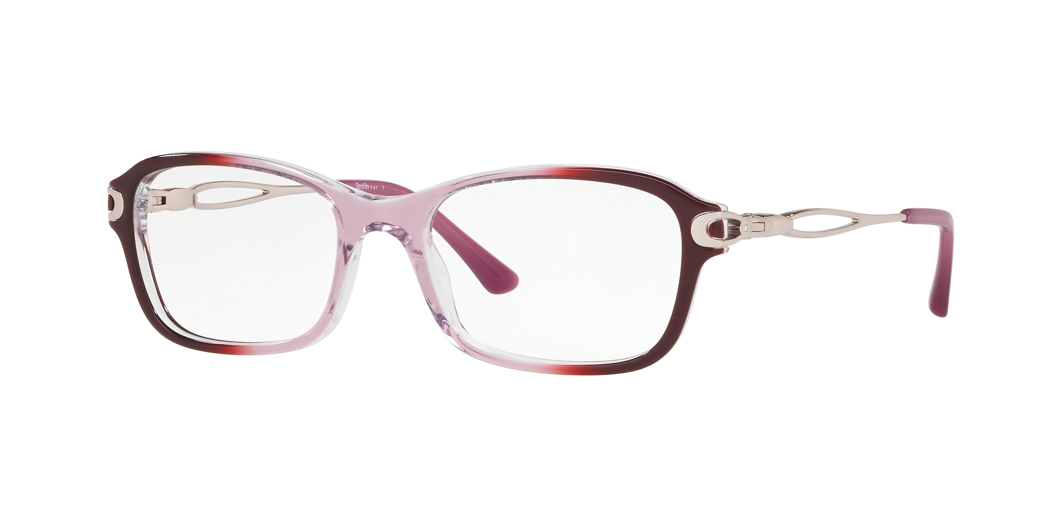 Sferoflex SF1557B Square Eyeglasses  C636-Pink Gradient Cyclamen 52-135-17 - Color Map Pink