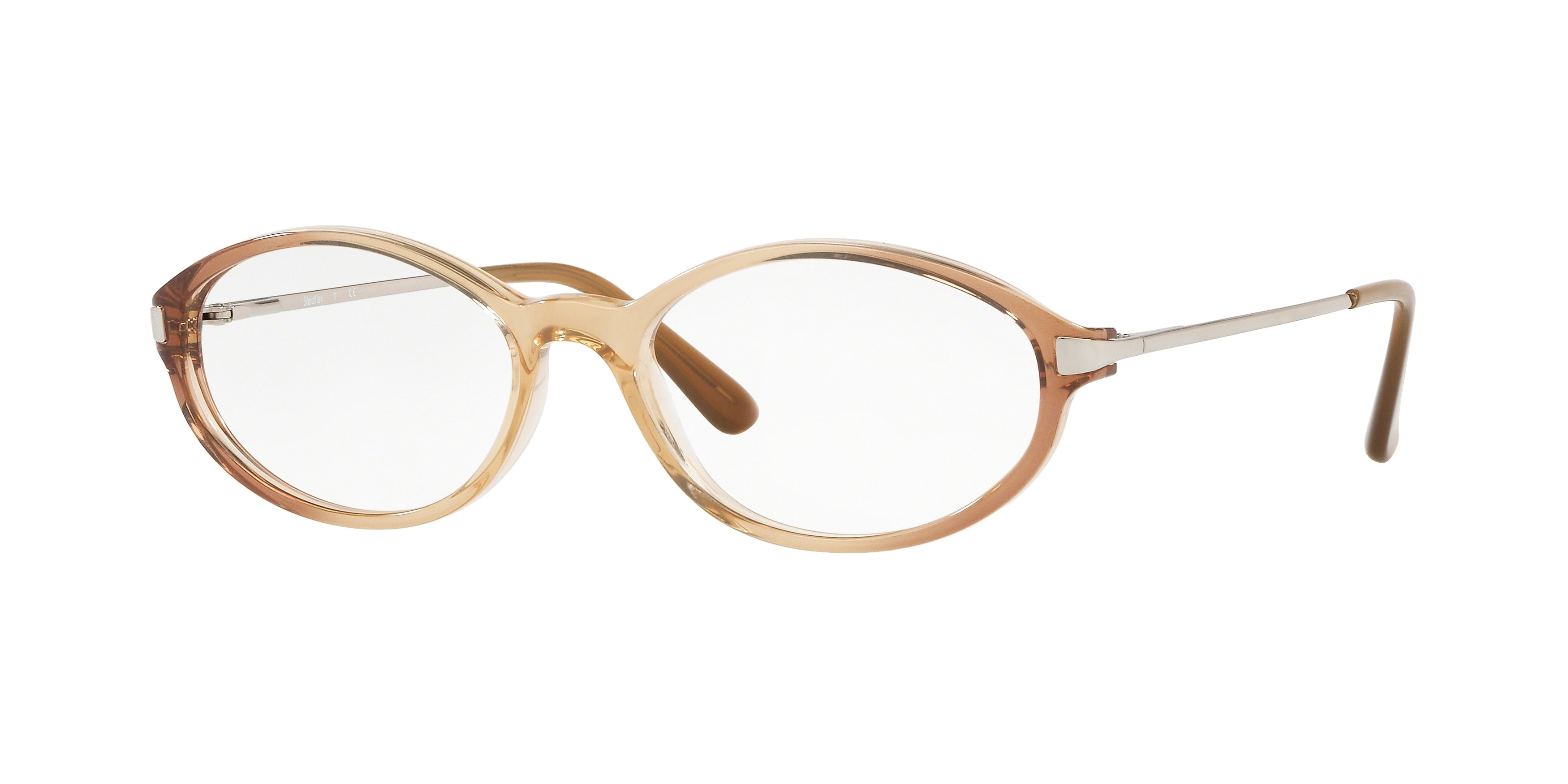 Sferoflex SF1574 Oval Eyeglasses  1009-Gradient Brown 53-130-16 - Color Map Brown