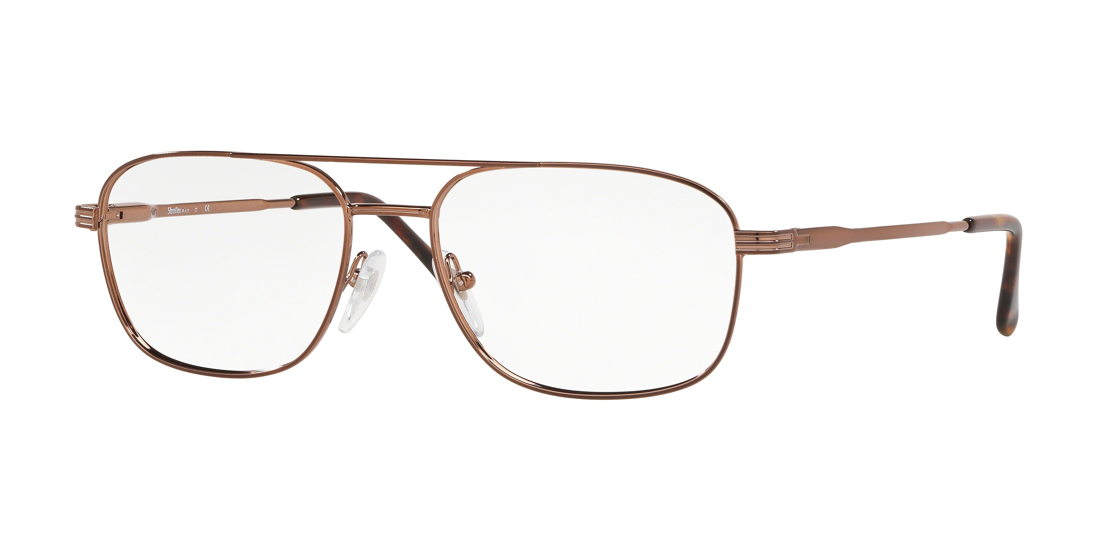 Sferoflex SF2152 Square Eyeglasses  472-Copper 56-140-17 - Color Map Copper