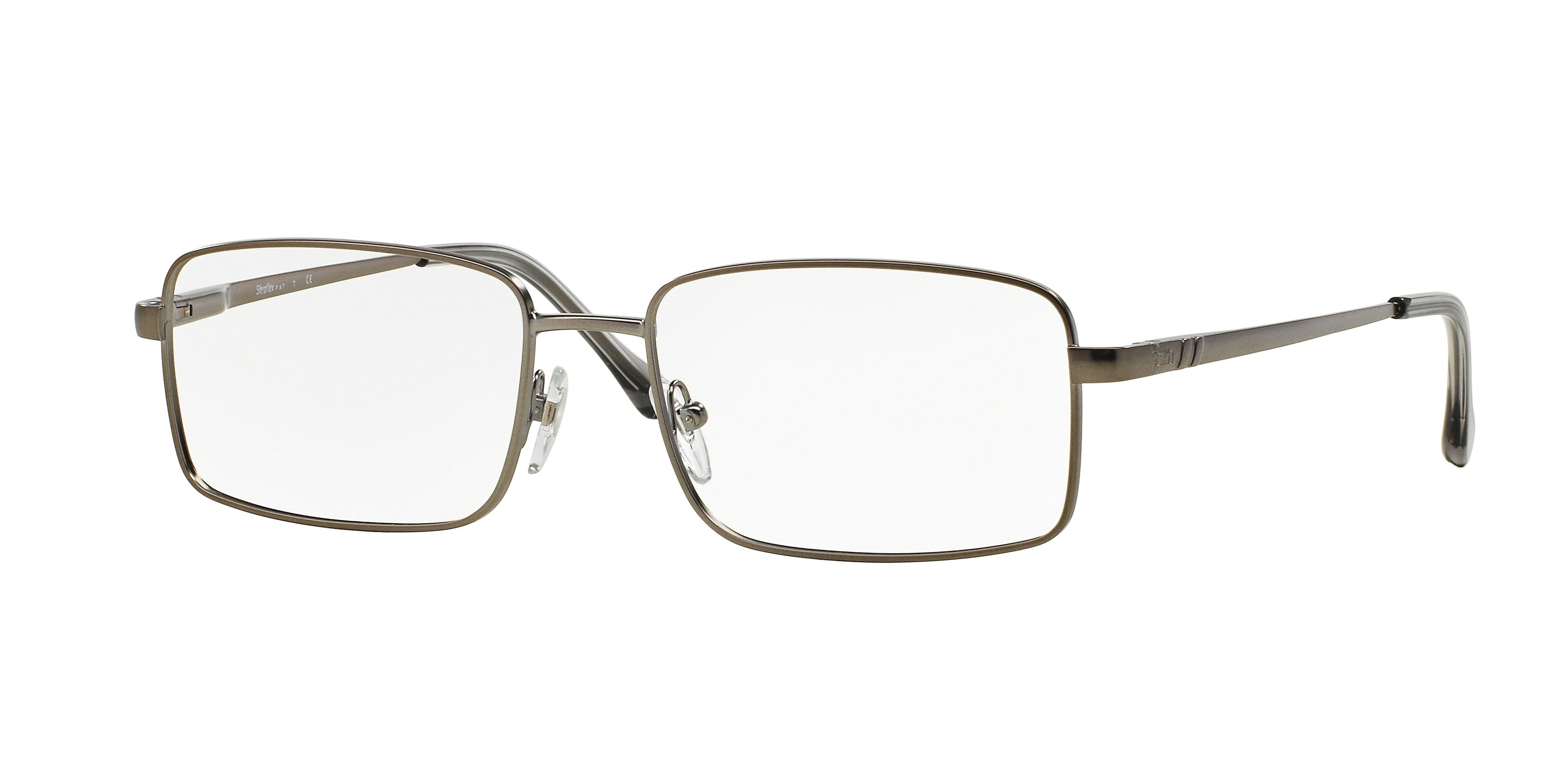 Sferoflex SF2248 Square Eyeglasses  231-Matte Gunmetal 55-145-17 - Color Map Grey