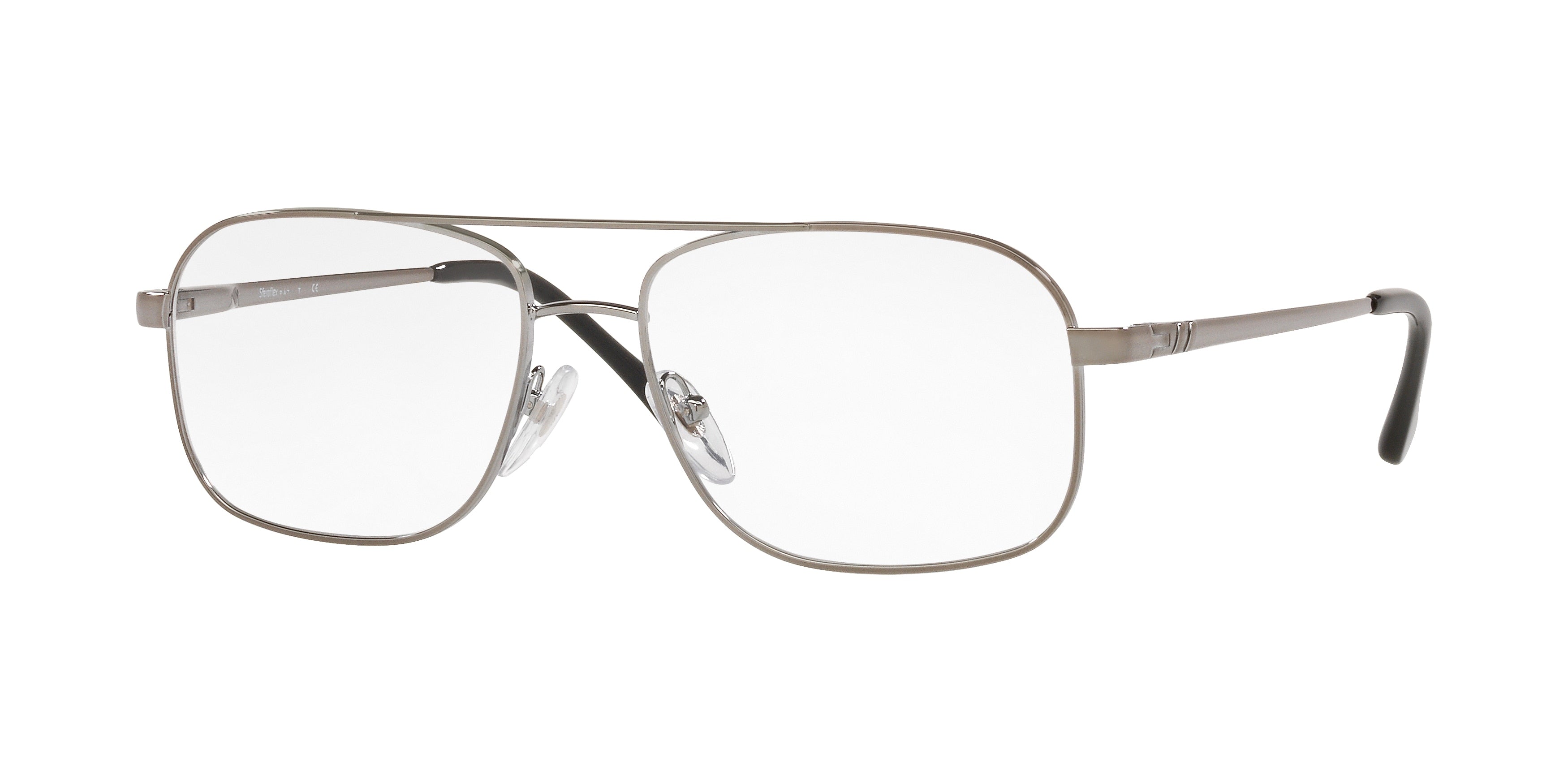 Sferoflex SF2249 Square Eyeglasses  268-Gunmetal 57-145-16 - Color Map Grey