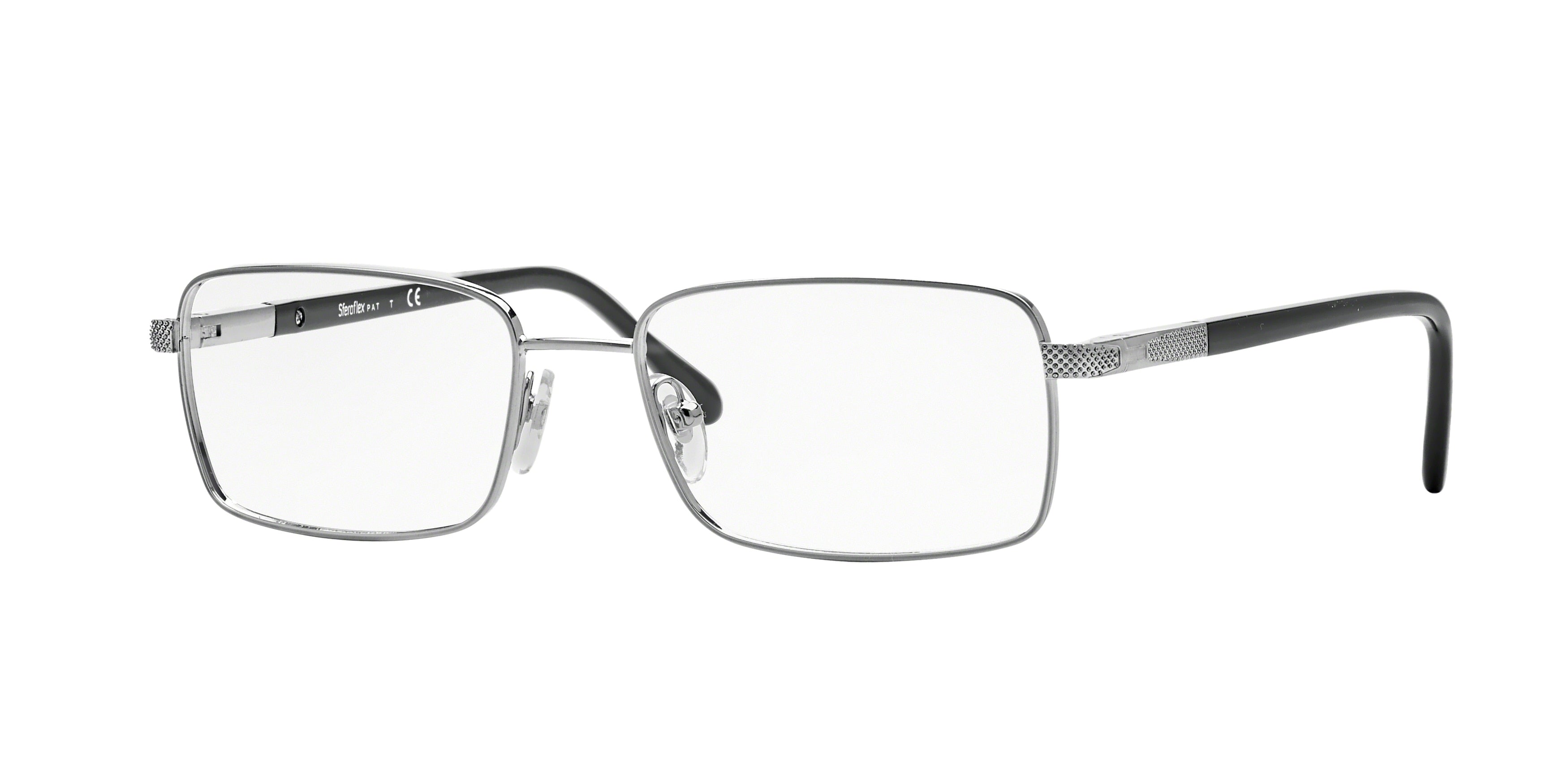Sferoflex SF2265 Rectangle Eyeglasses  268-Gunmetal 55-140-17 - Color Map Grey