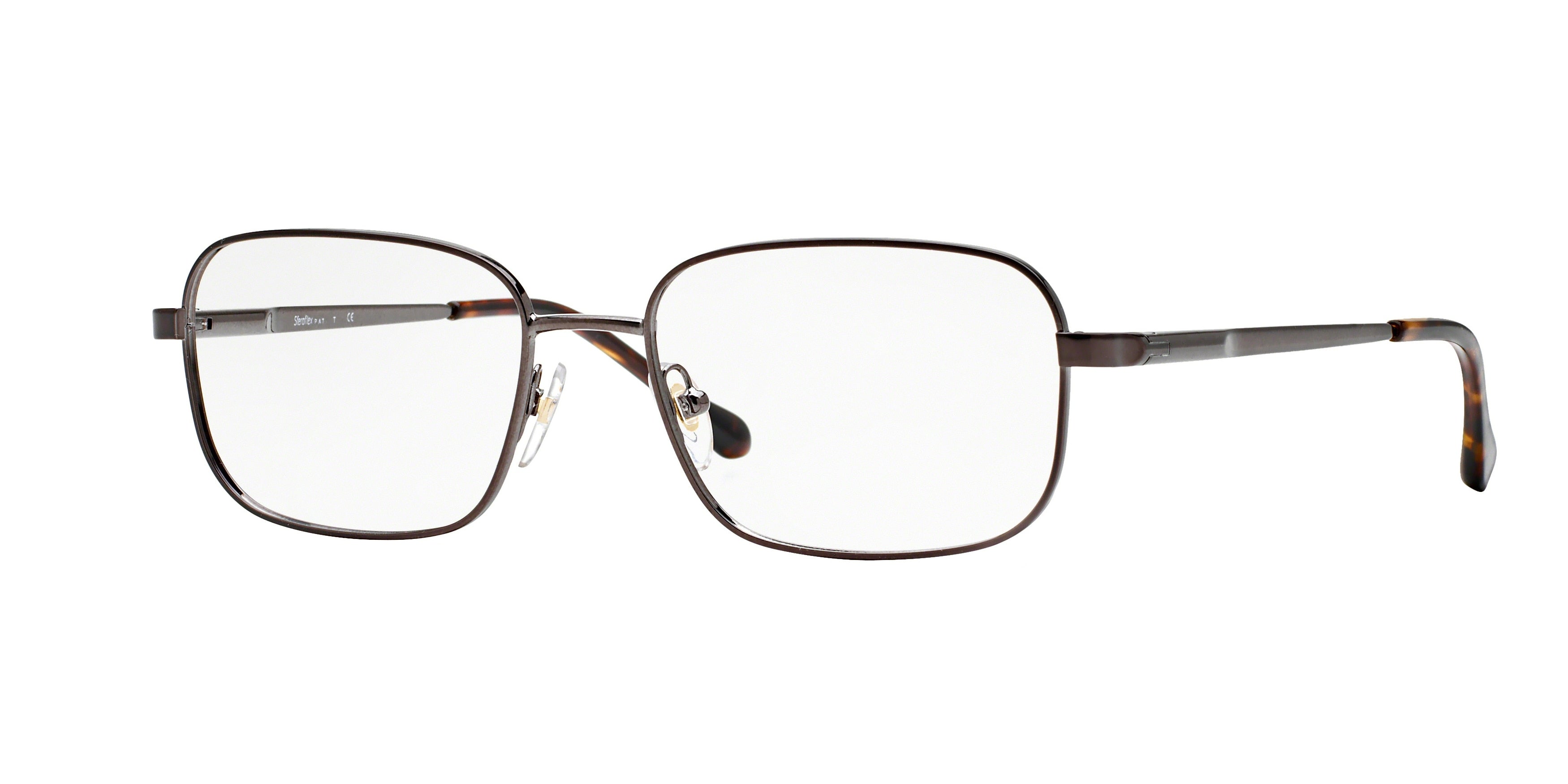Sferoflex SF2267 Square Eyeglasses  441-Black Cocoa 53-140-17 - Color Map Black