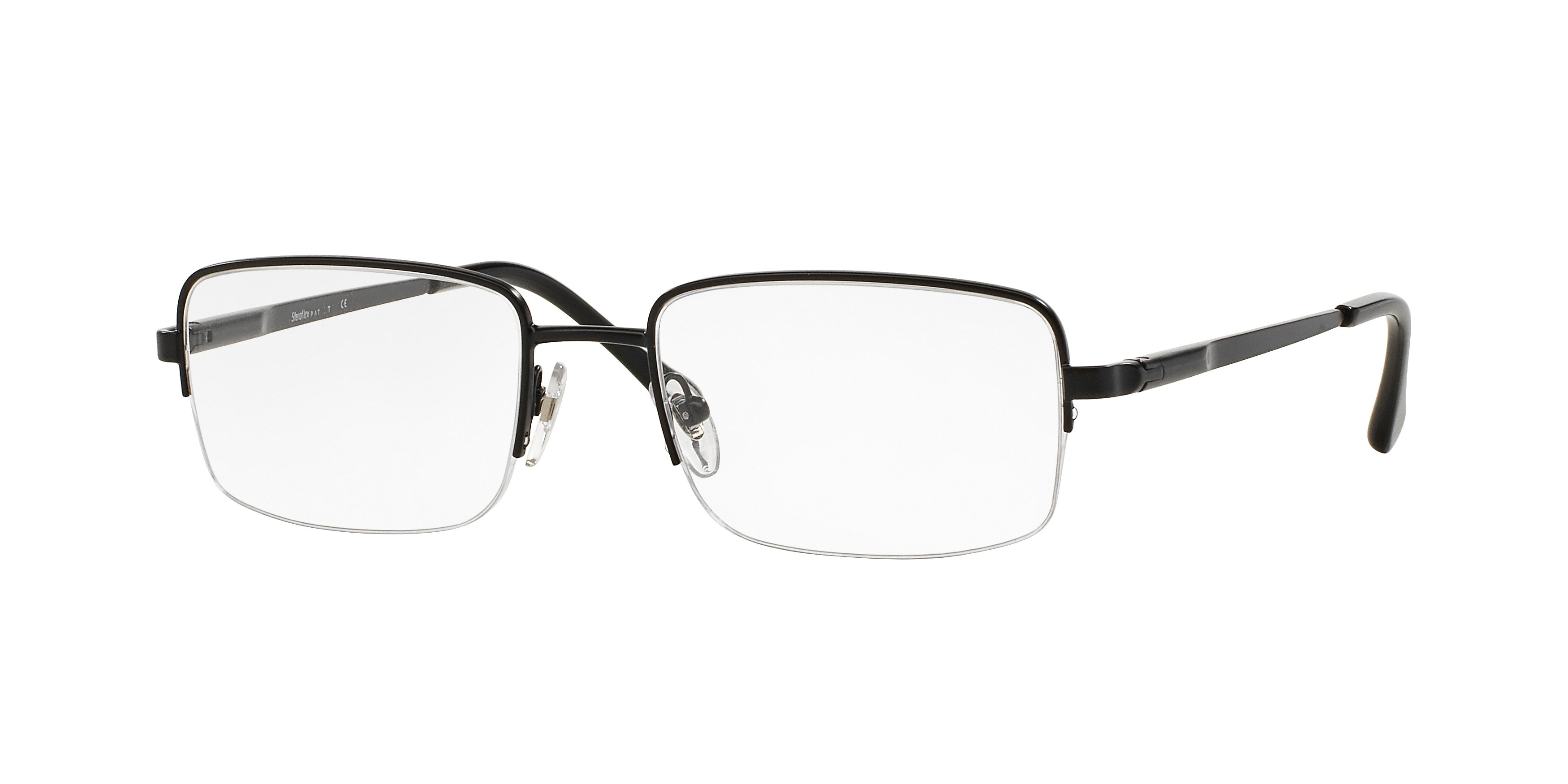 Sferoflex SF2270 Rectangle Eyeglasses  136-Matte Black 54-145-18 - Color Map Black
