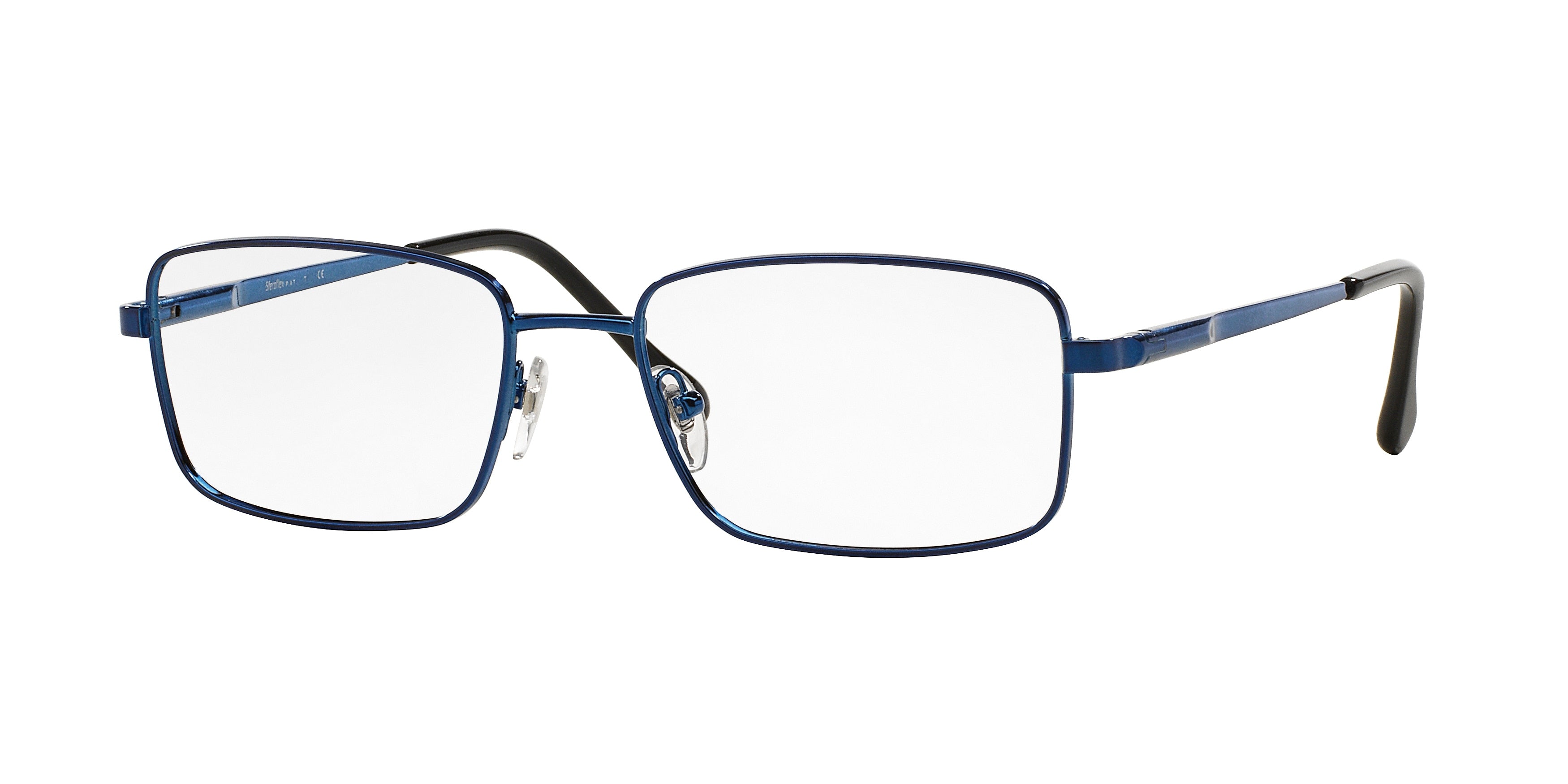 Sferoflex SF2271 Rectangle Eyeglasses  277-Dark Blue 55-145-18 - Color Map Blue