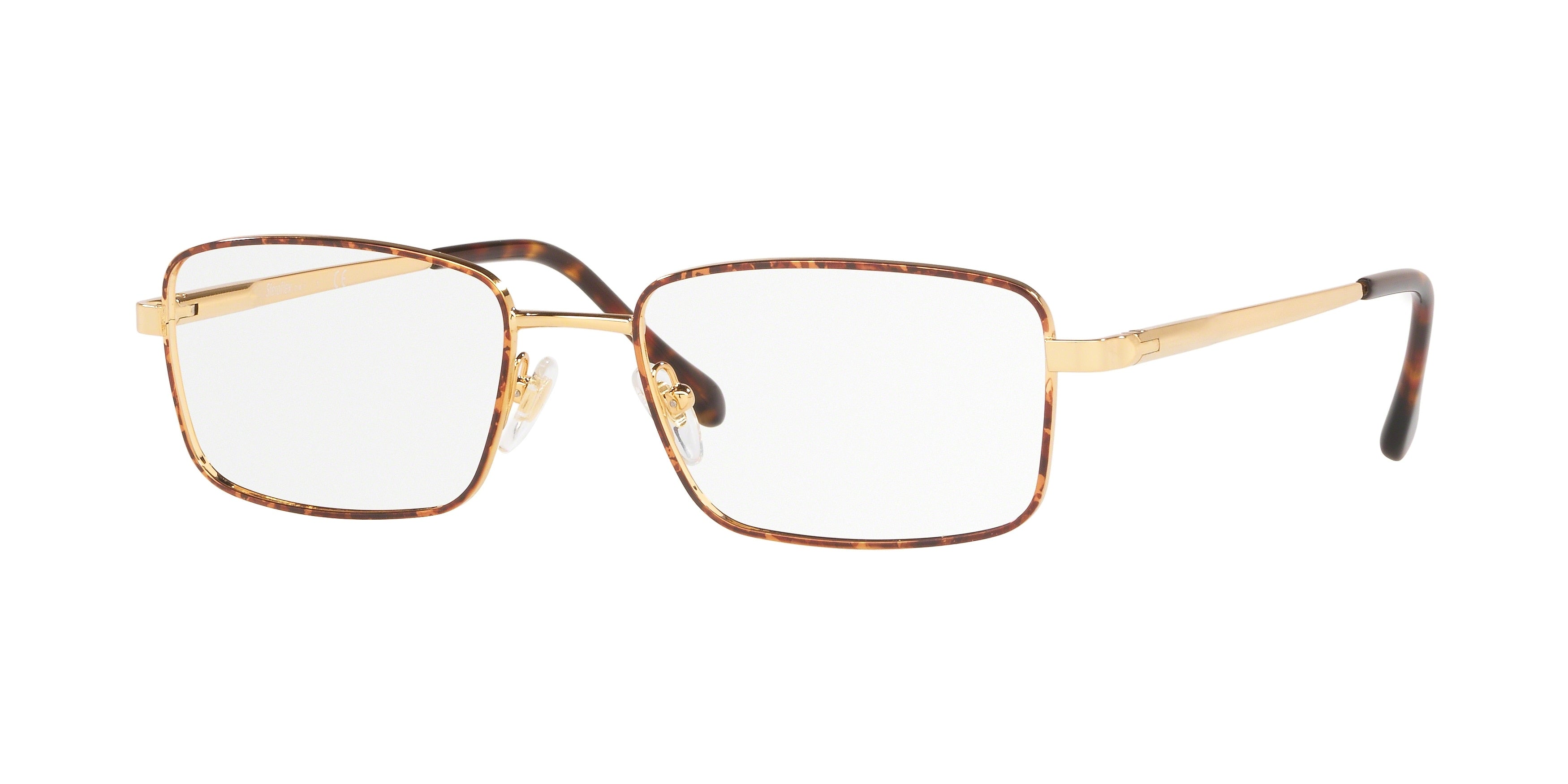 Sferoflex SF2271 Rectangle Eyeglasses  S710-Gold 53-140-18 - Color Map Gold