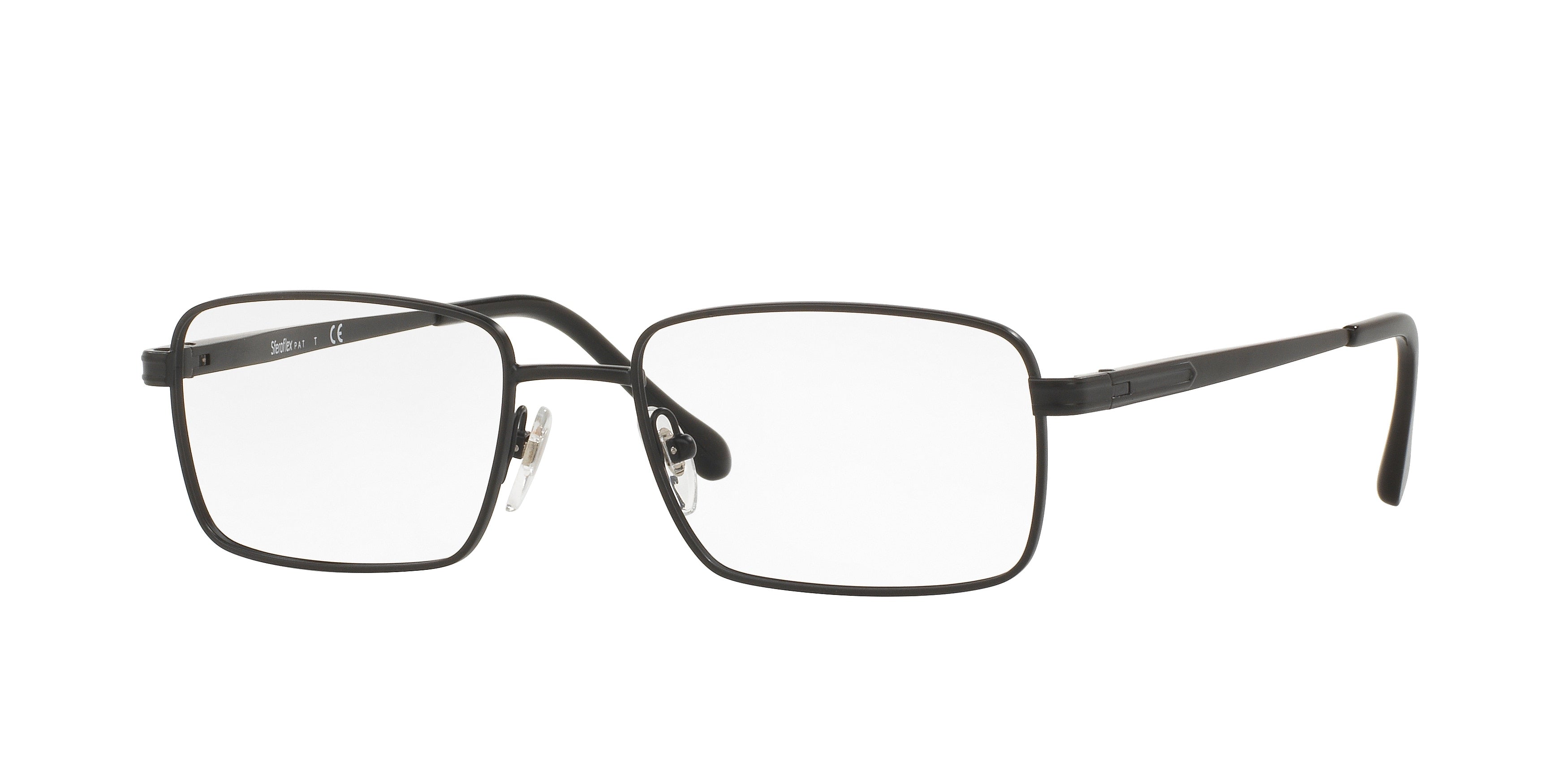 Sferoflex SF2273 Rectangle Eyeglasses  136-Matte Black 54-145-18 - Color Map Black