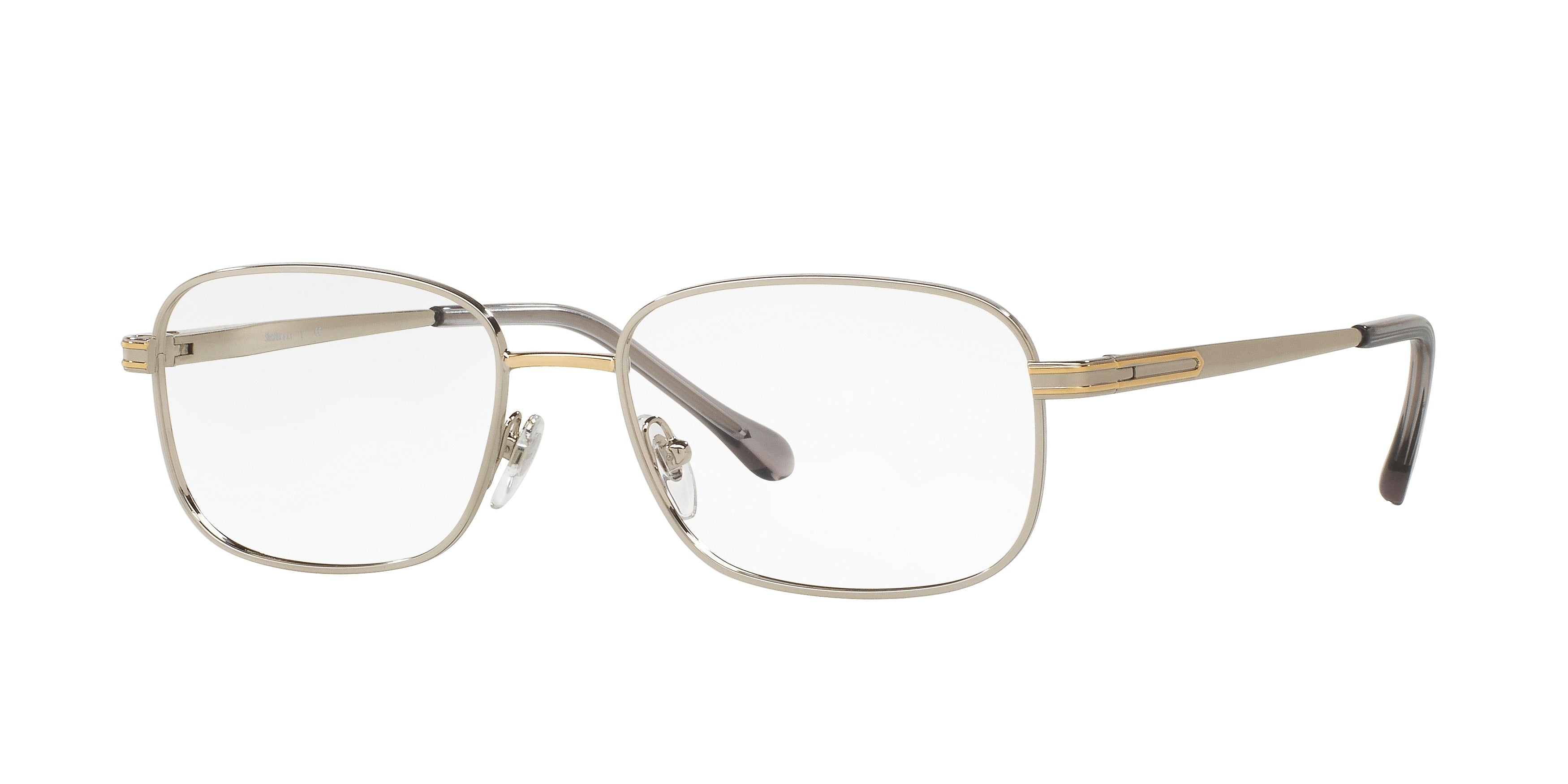 Sferoflex SF2274 Square Eyeglasses  131-Silver Gold 56-145-17 - Color Map Silver