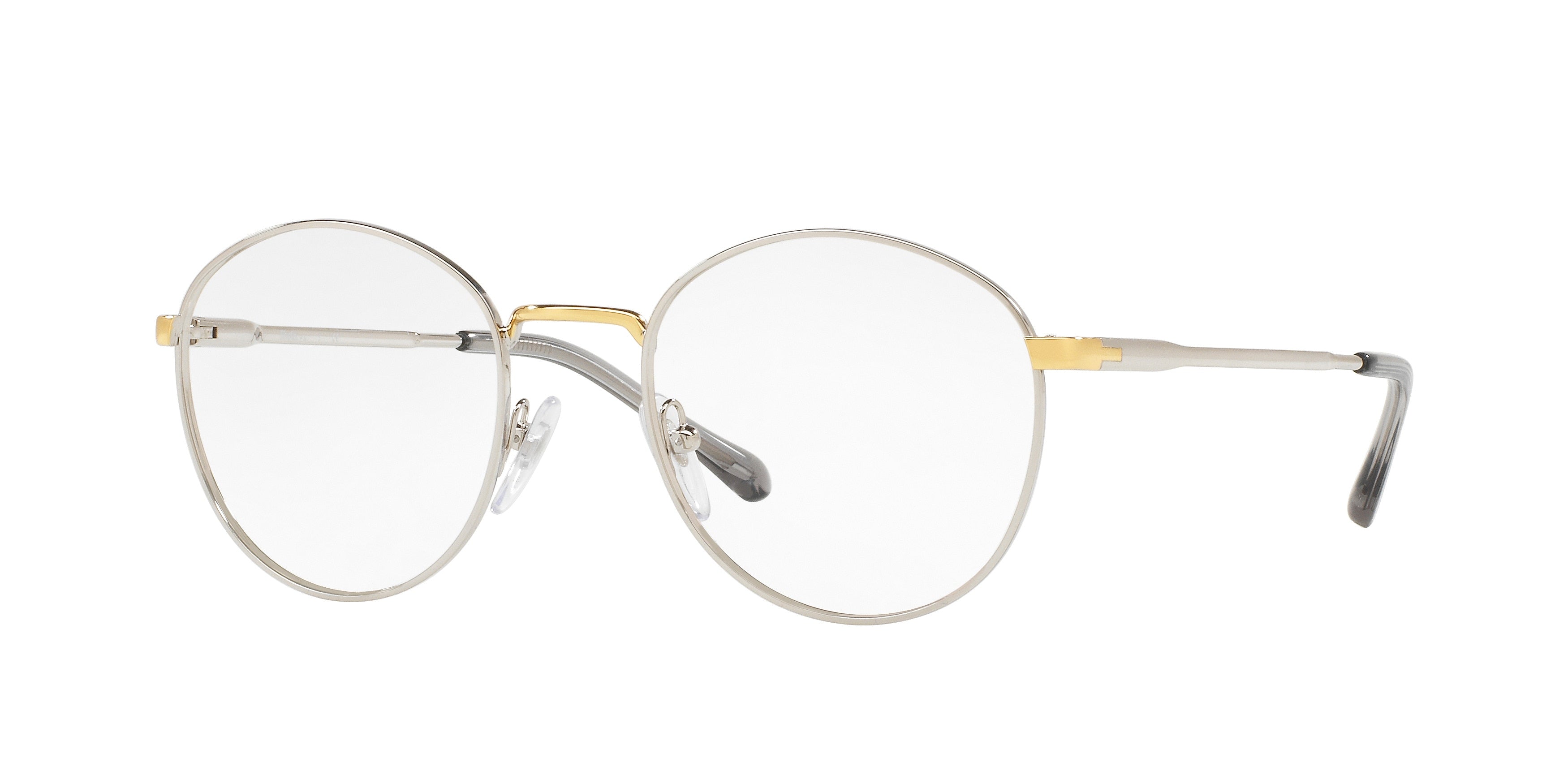 Sferoflex SF2275 Phantos Eyeglasses  104-Silver Pale Gold 53-145-20 - Color Map Silver