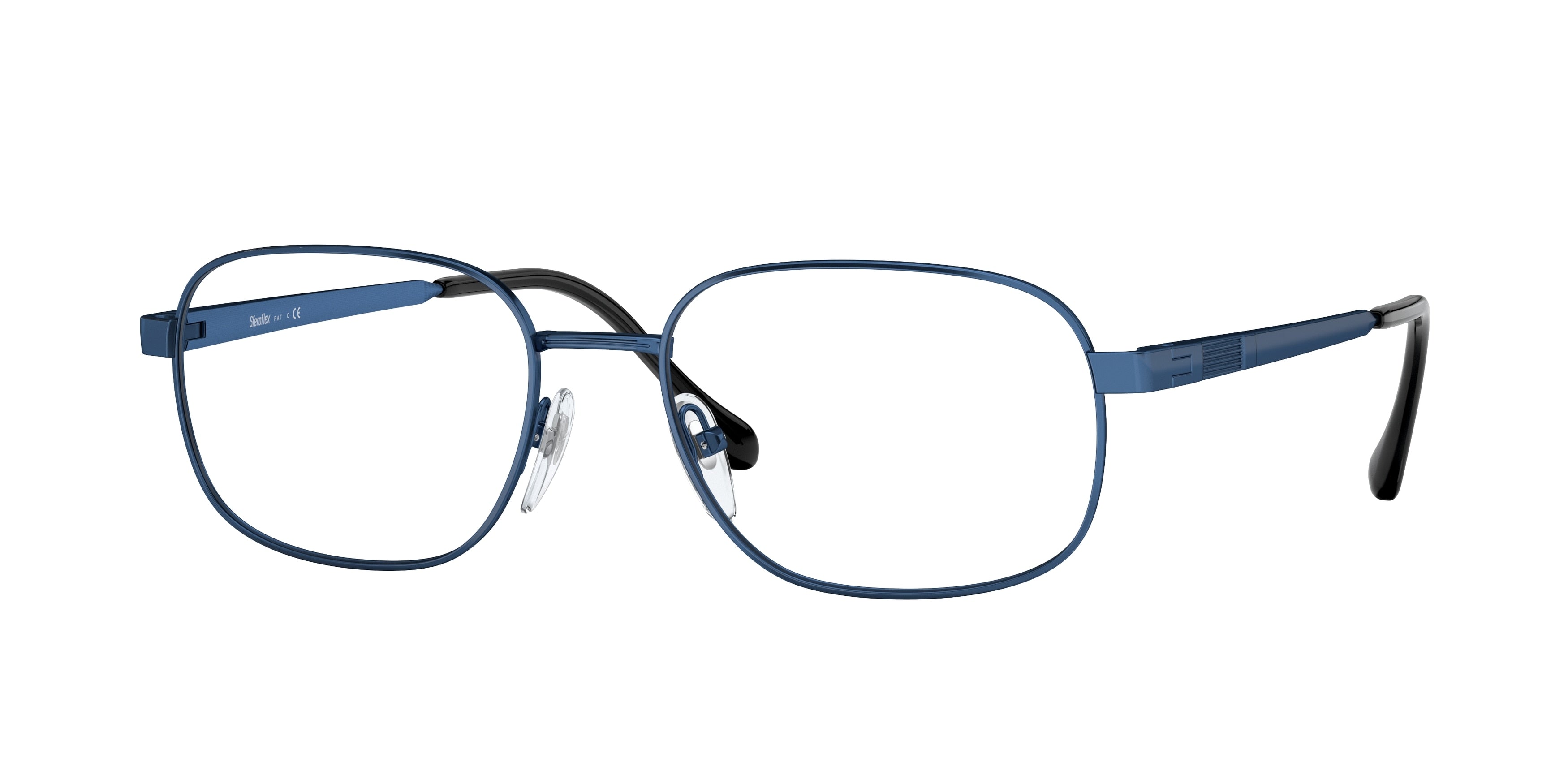 Sferoflex SF2294 Pillow Eyeglasses  277-Shiny Blue 57-145-18 - Color Map Blue