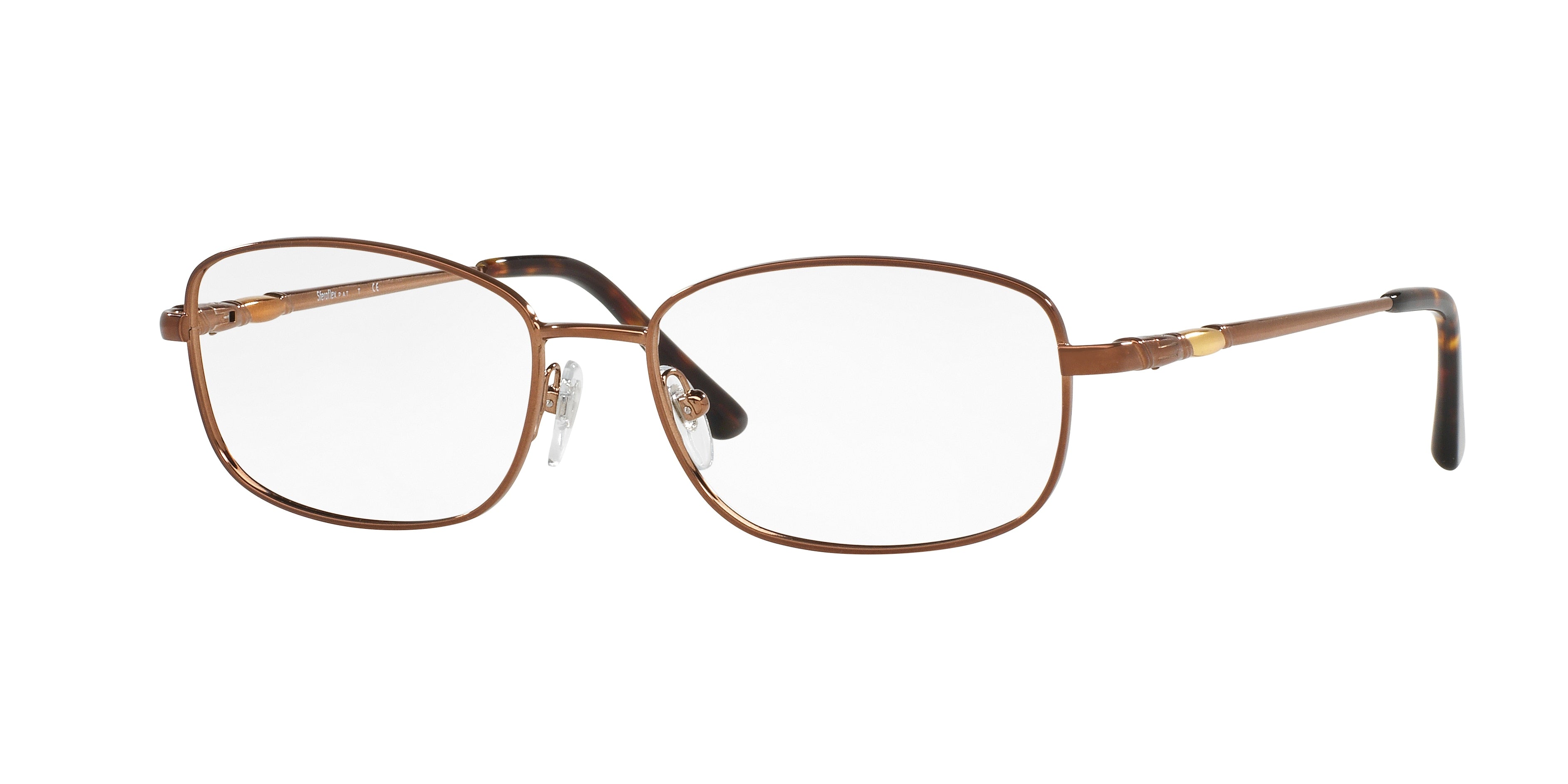 Sferoflex SF2573 Square Eyeglasses  472-Dark Brown 55-140-16 - Color Map Brown