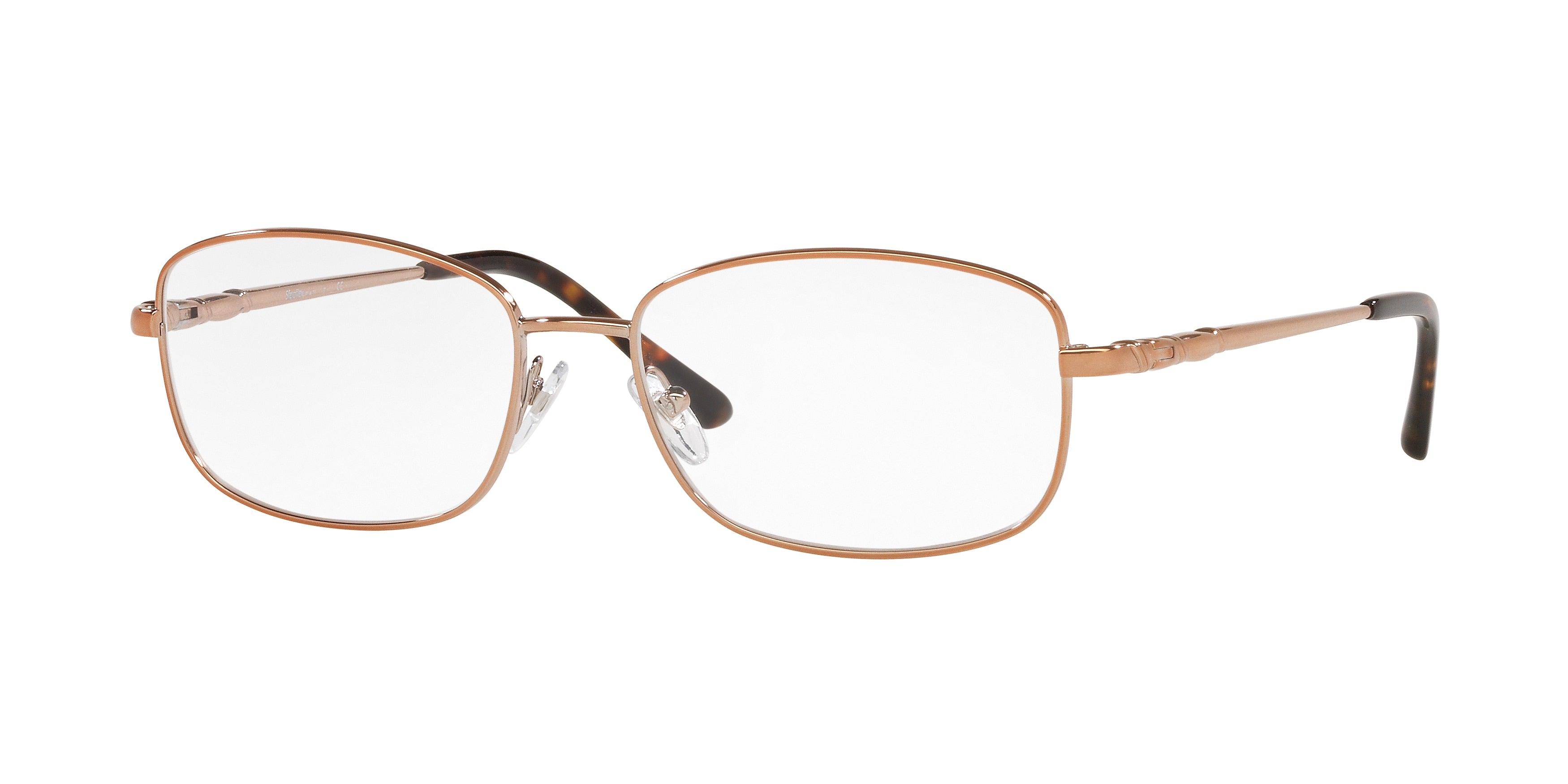 Sferoflex SF2573 Square Eyeglasses  488-Shiny Copper 55-140-16 - Color Map Copper