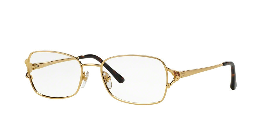 Sferoflex SF2576 Butterfly Eyeglasses  493-SHINY GOLD 54-17-140 - Color Map gold
