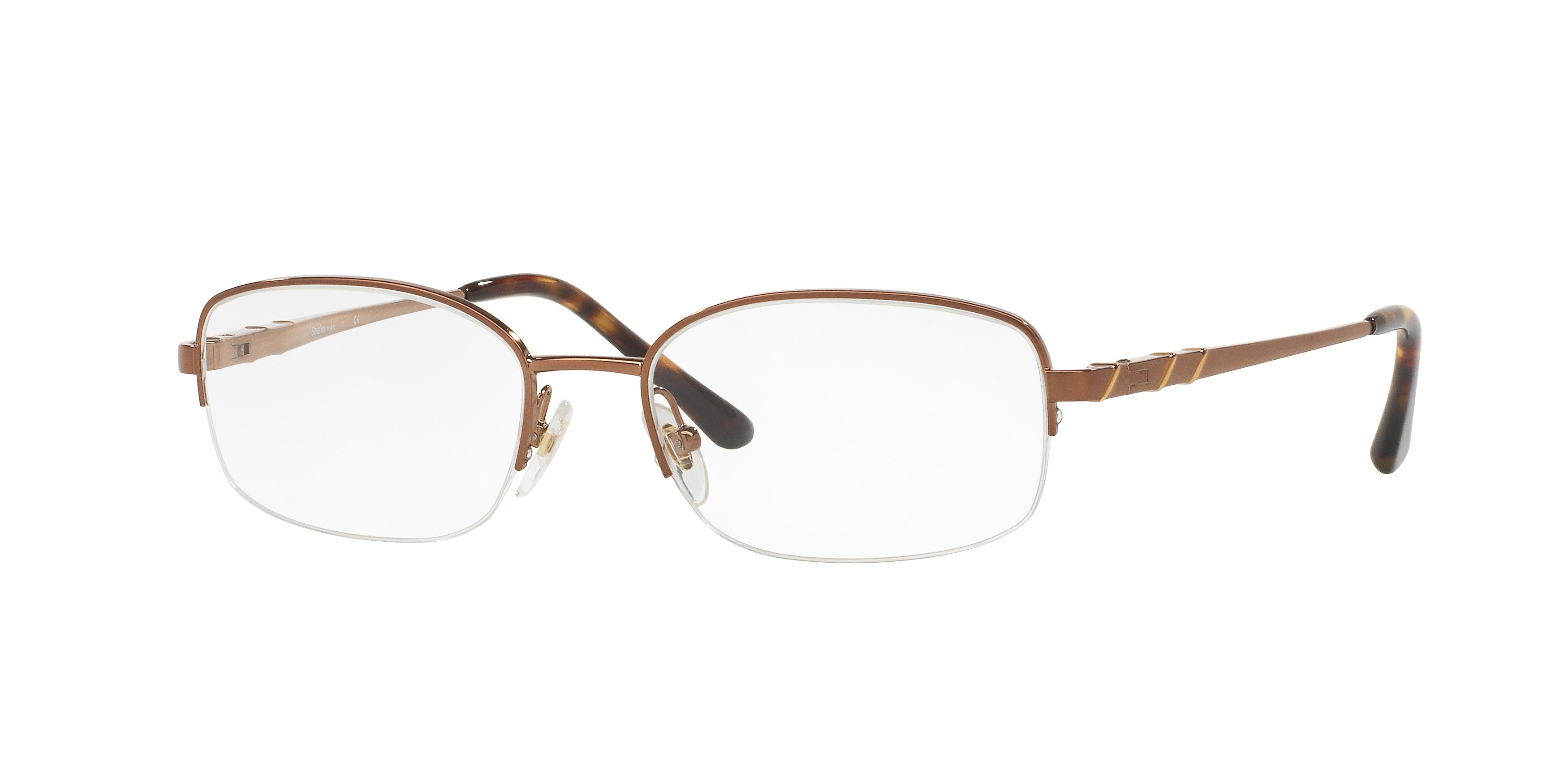 Sferoflex SF2579 Oval Eyeglasses  472-Brown 53-135-17 - Color Map Brown