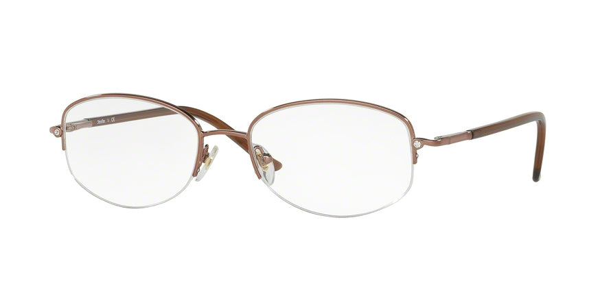 Sferoflex SF2587B Irregular Eyeglasses  267-BROWN 53-18-135 - Color Map light brown