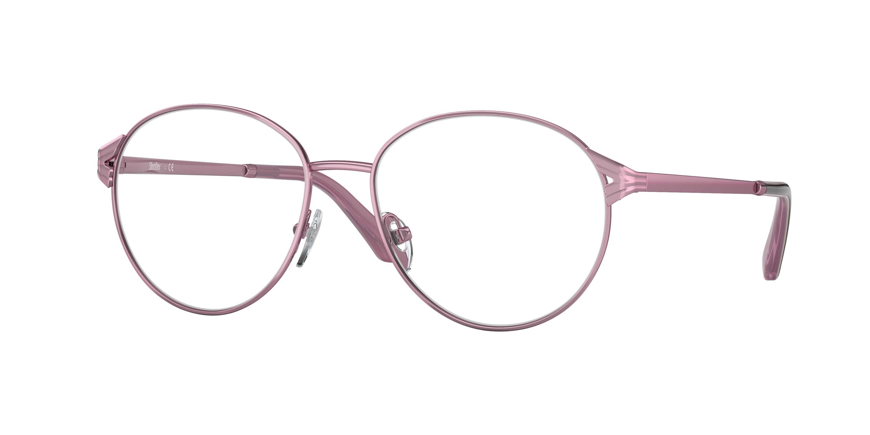 Sferoflex SF2601 Phantos Eyeglasses  490-Shiny Light Pink 54-135-16 - Color Map Pink
