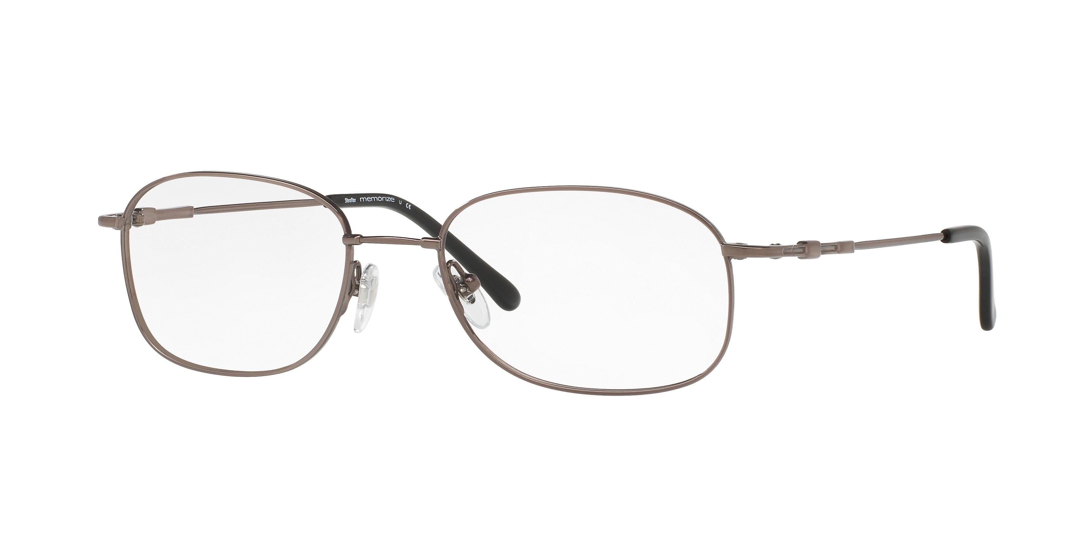Sferoflex SF9002 Oval Eyeglasses  3050-Shiny Gunmetal 53-140-19 - Color Map Grey