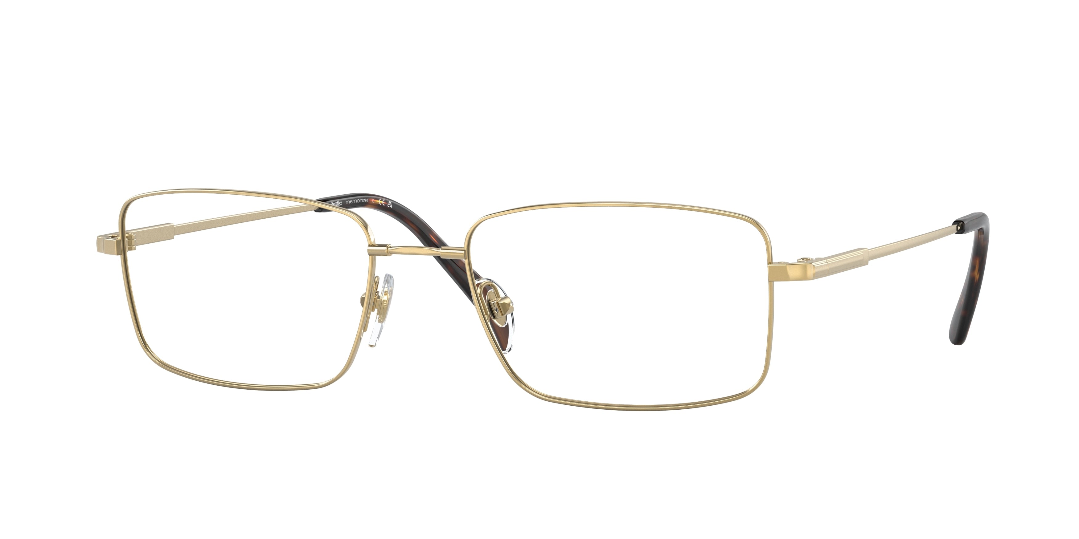 Sferoflex SF9005 Rectangle Eyeglasses  3003-Shiny Gold 56-140-19 - Color Map Gold