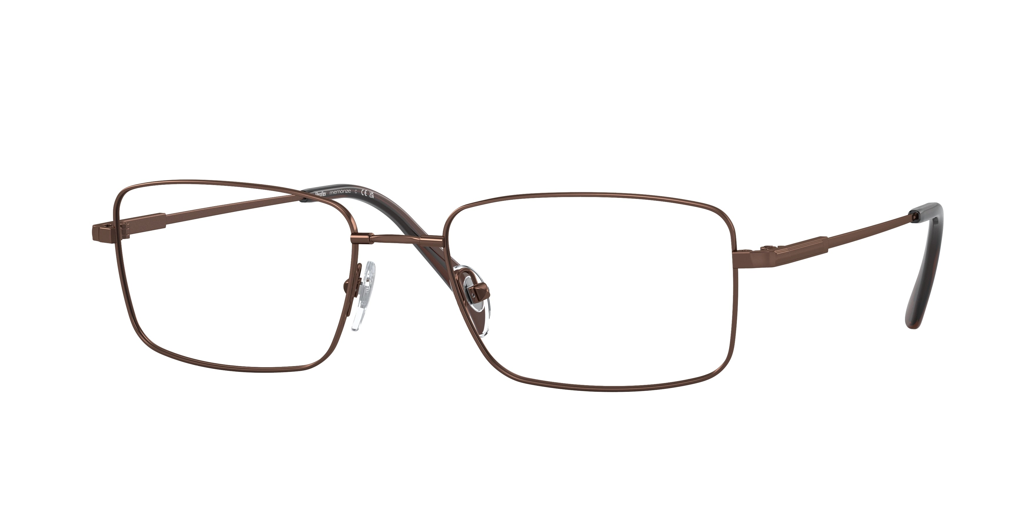 Sferoflex SF9005 Rectangle Eyeglasses  3044-Brown 56-140-19 - Color Map Brown