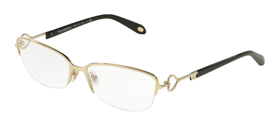 Tiffany TIFFANY TWIST KEYS TF1106 Cat Eye Eyeglasses  6021-PALE GOLD 54-16-135 - Color Map gold