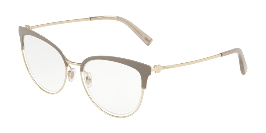 Tiffany TF1132 Cat Eye Eyeglasses  6133-MATTE CAMEL & PALE GOLD 51-18-140 - Color Map light brown
