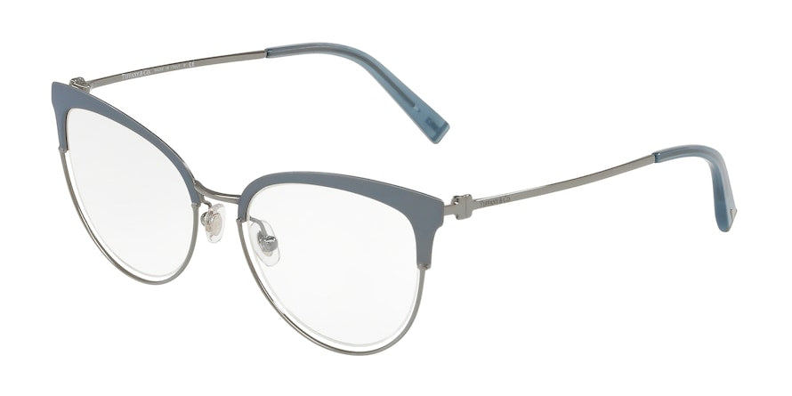 Tiffany TF1132 Cat Eye Eyeglasses  6134-MATTE BLUE/GUNMETAL 51-18-140 - Color Map blue