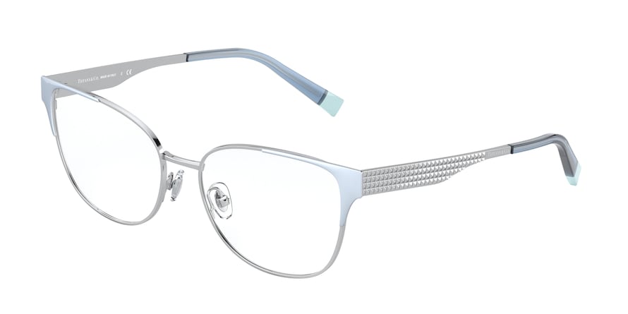 Tiffany TF1135 Pillow Eyeglasses  6134-SILVER/BLUE 53-16-140 - Color Map silver