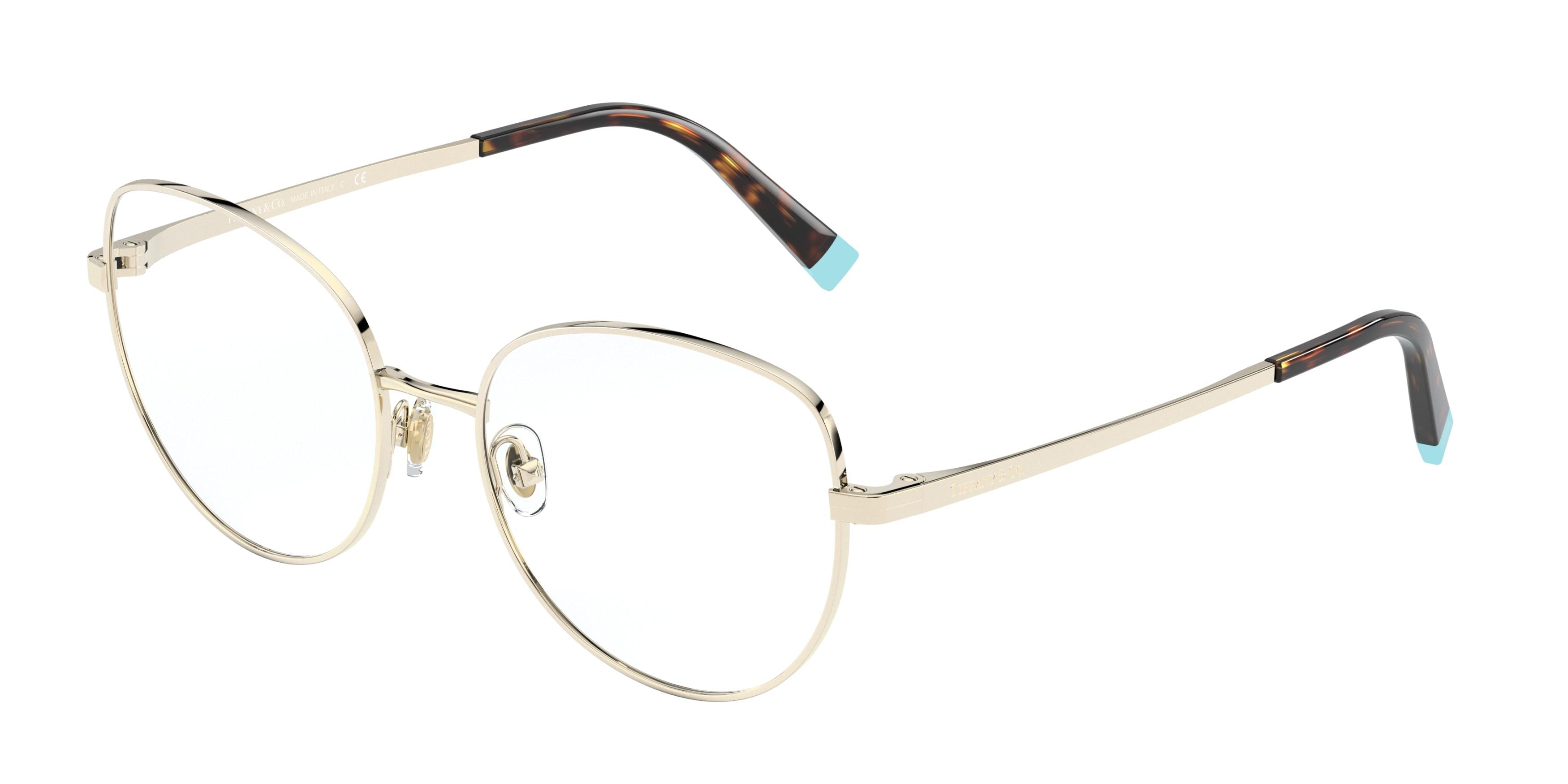 Tiffany TF1138 Round Eyeglasses  6021-Pale Gold 50-140-17 - Color Map Gold