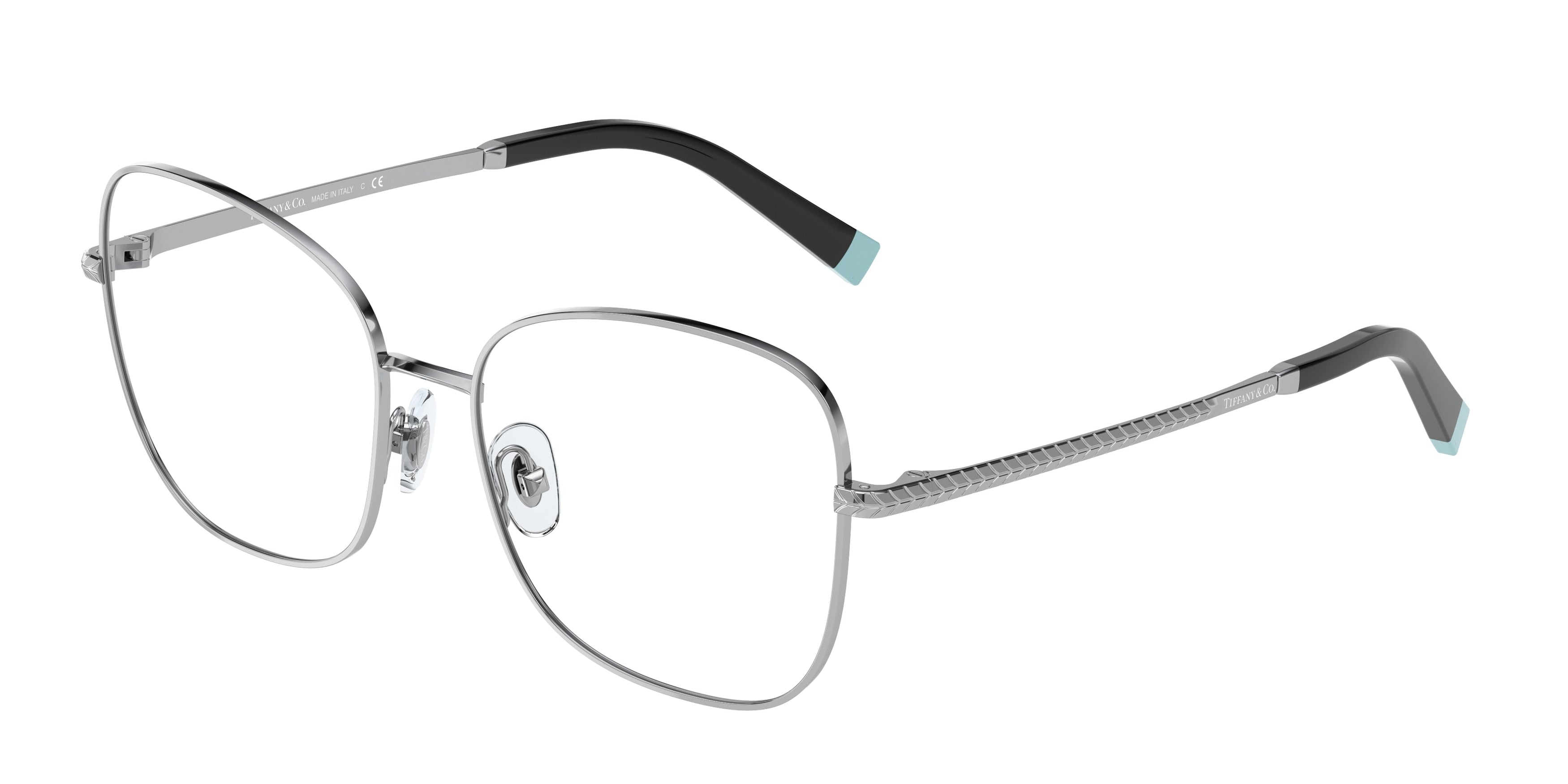 Tiffany TF1146 Square Eyeglasses  6001-Silver 52-140-16 - Color Map Silver