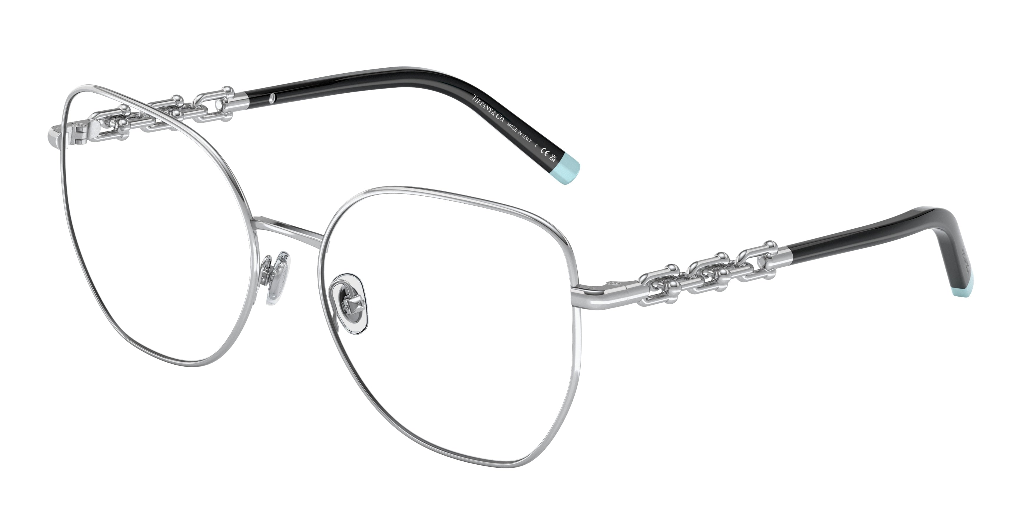 Tiffany TF1147 Irregular Eyeglasses  6001-Silver 57-145-17 - Color Map Silver