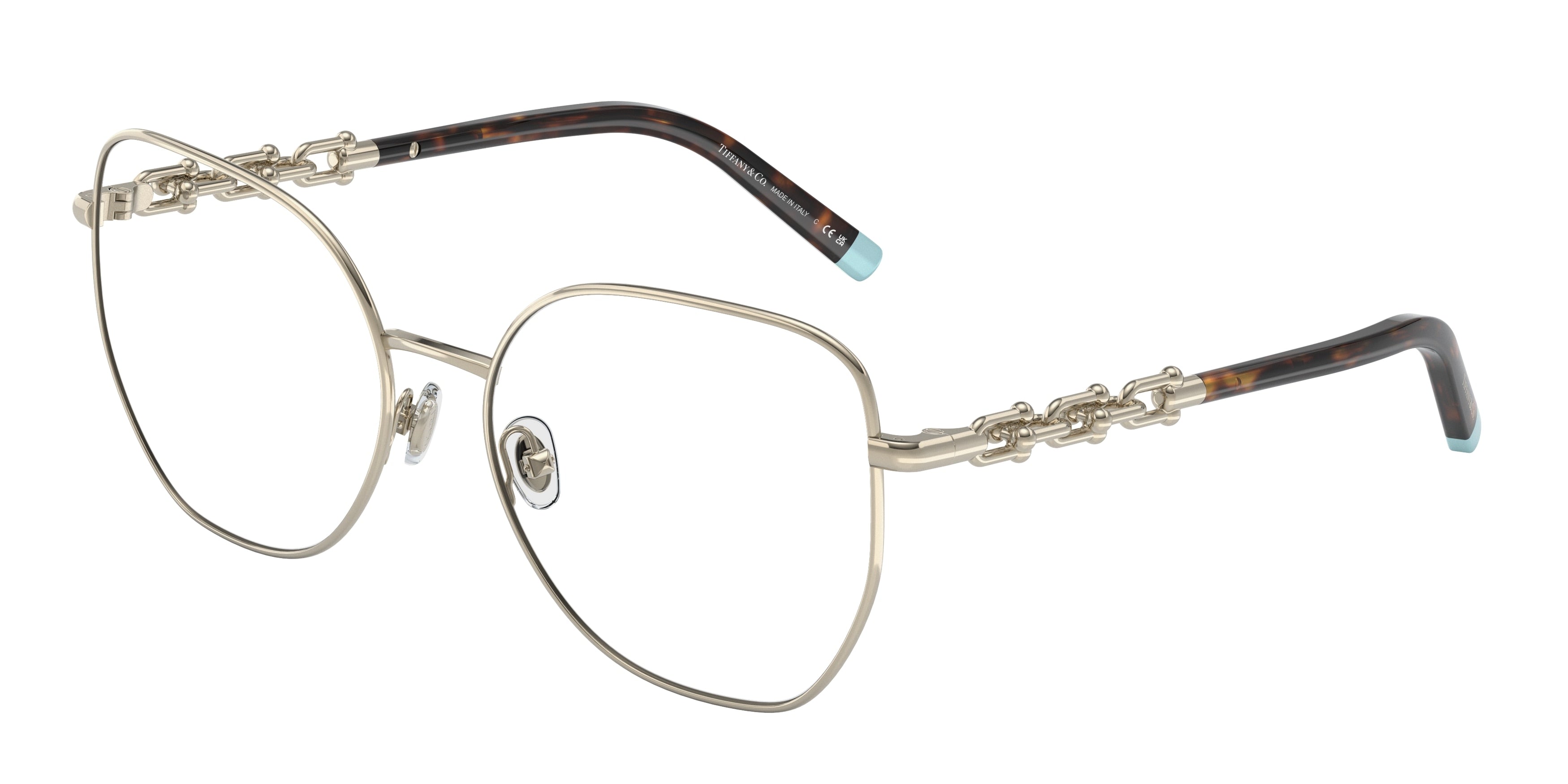 Tiffany TF1147 Irregular Eyeglasses  6021-Pale Gold 57-145-17 - Color Map Gold