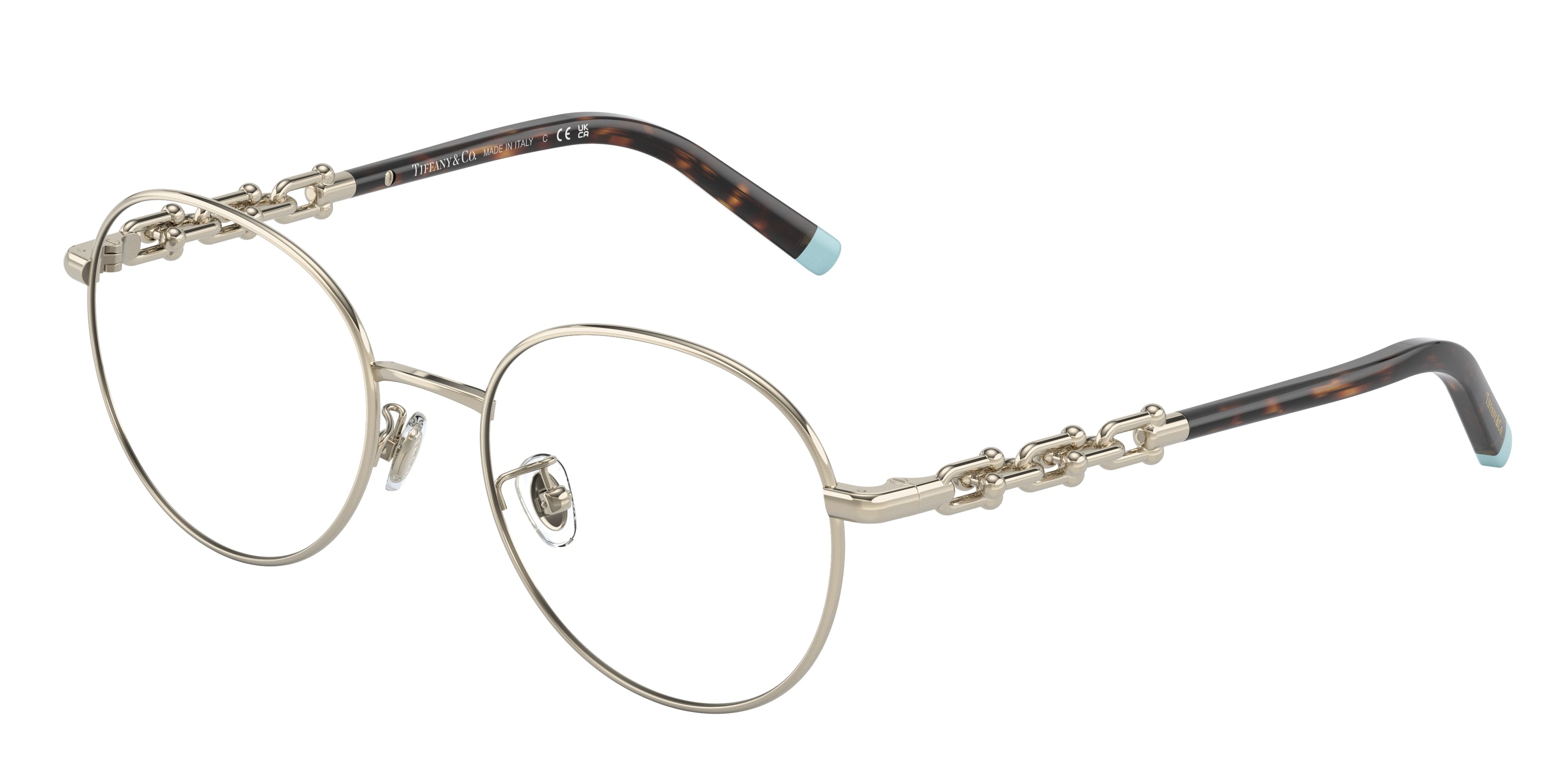 Tiffany TF1148D Round Eyeglasses  6021-Pale Gold 53-145-19 - Color Map Gold