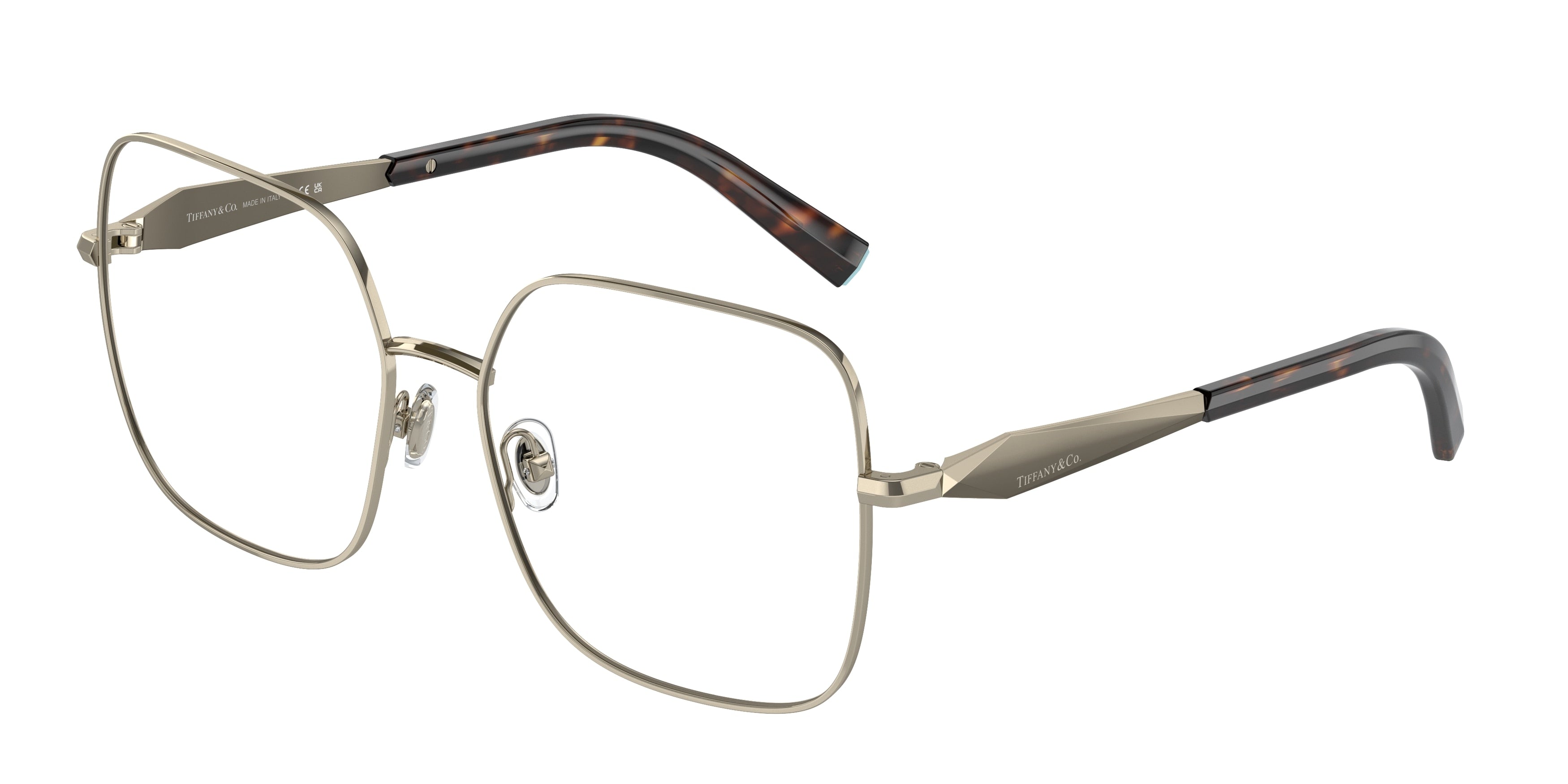 Tiffany TF1151 Square Eyeglasses  6021-Pale Gold 56-140-16 - Color Map Gold