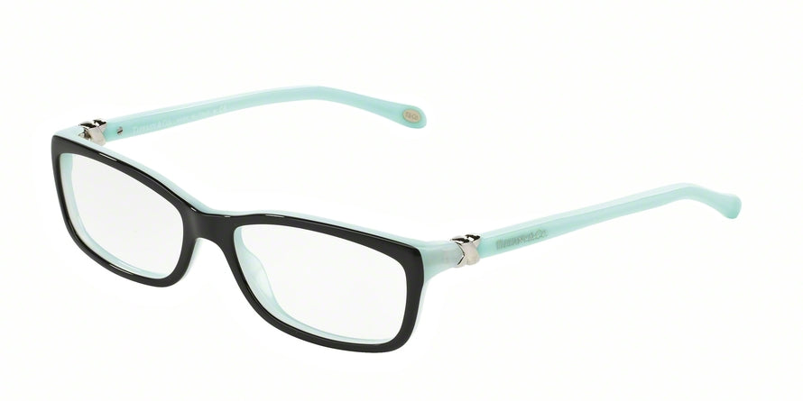 Tiffany TF2036 Rectangle Eyeglasses  8055-TOP BLACK/BLUE 52-15-135 - Color Map black