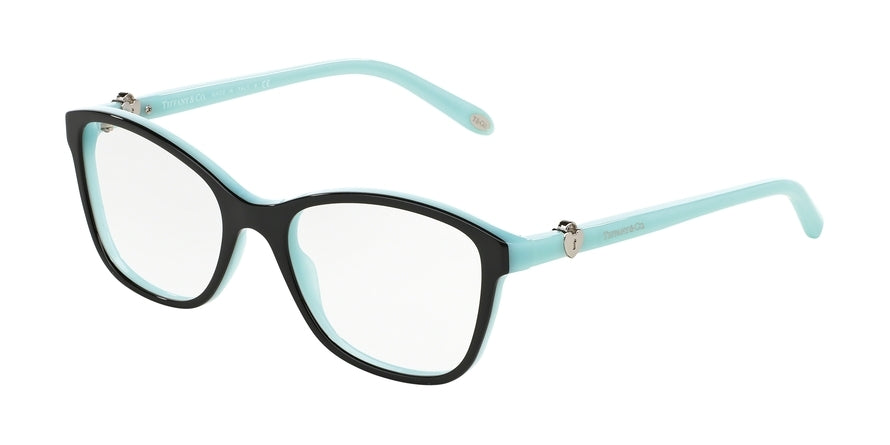 Tiffany TF2081 Square Eyeglasses  8055-BLACK/BLUE 51-17-135 - Color Map black