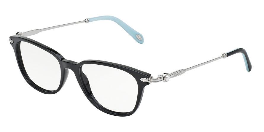 Tiffany TF2096H Square Eyeglasses  8001-BLACK 52-17-140 - Color Map black