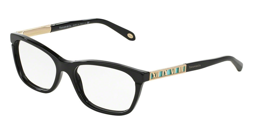 Tiffany TF2102F Square Eyeglasses  8001-BLACK 54-16-140 - Color Map black