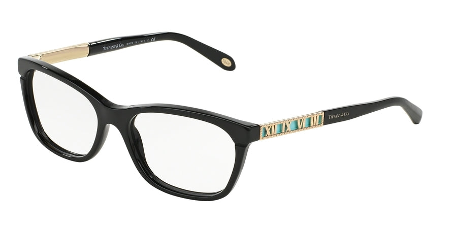 Tiffany TF2102 Square Eyeglasses  8001-BLACK 54-16-140 - Color Map black