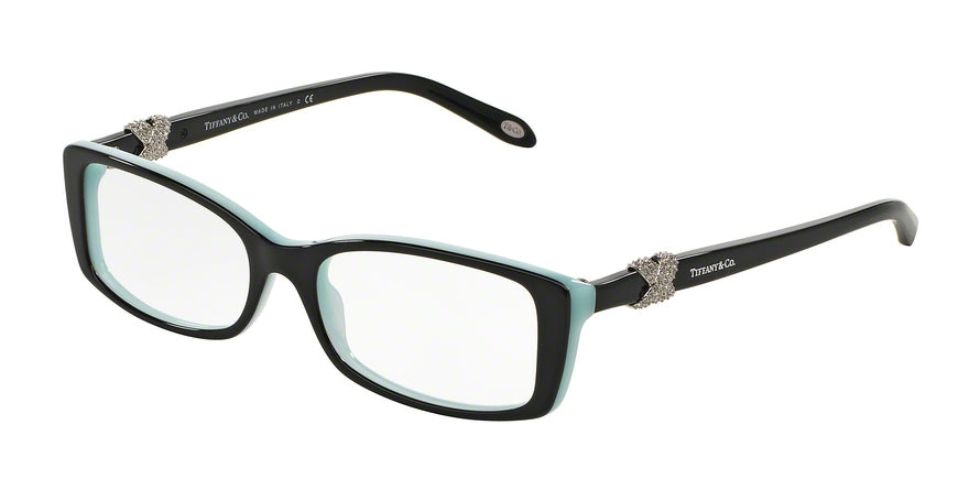 Tiffany TF2110B Rectangle Eyeglasses  8055-BLACK/BLUE 53-16-140 - Color Map black