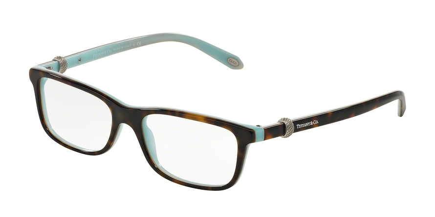Tiffany TF2112 Square Eyeglasses  8134-HAVANA/BLUE 51-16-140 - Color Map havana