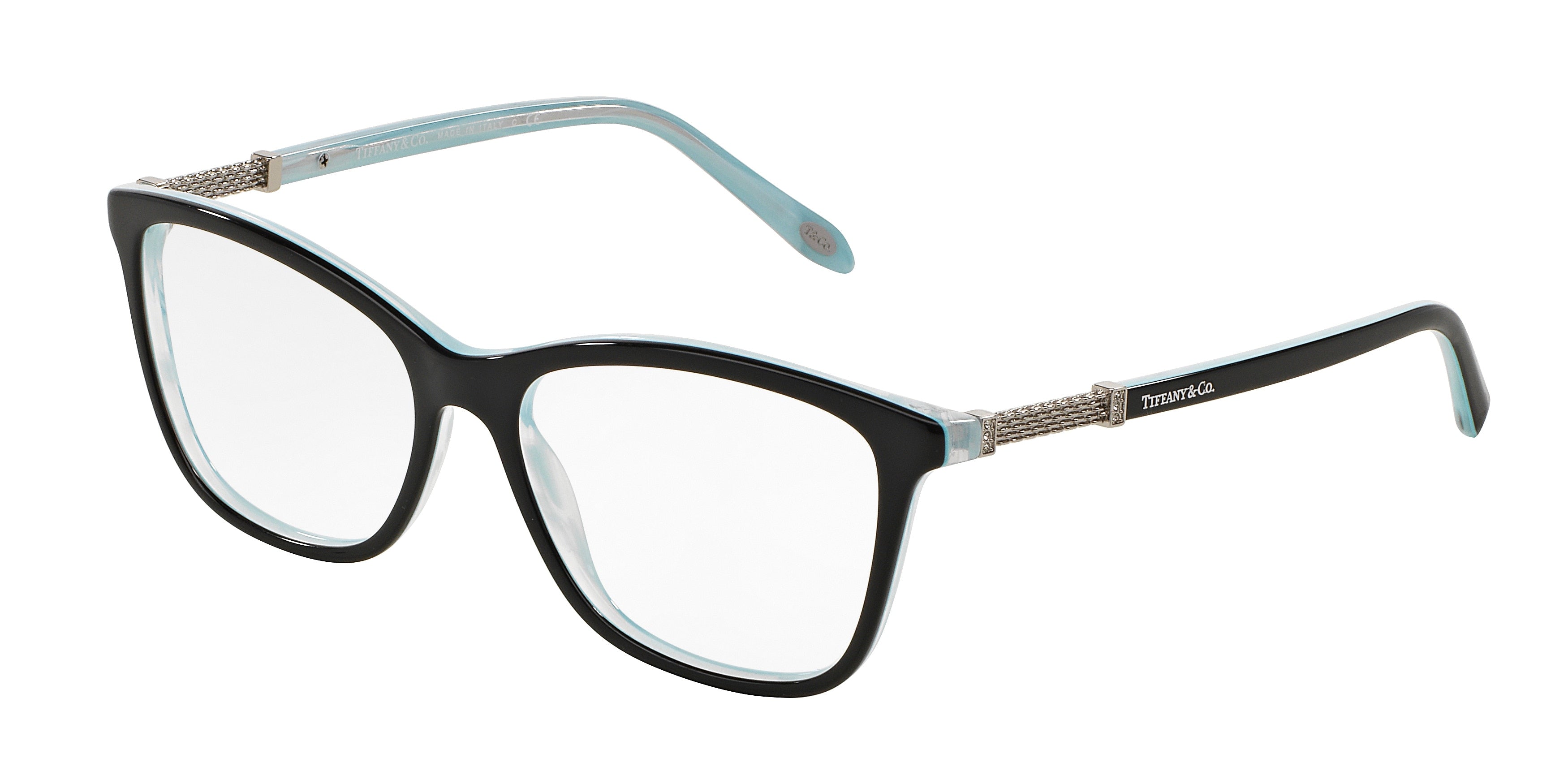 Tiffany TF2116B Square Eyeglasses  8193-Black 53-140-16 - Color Map Black