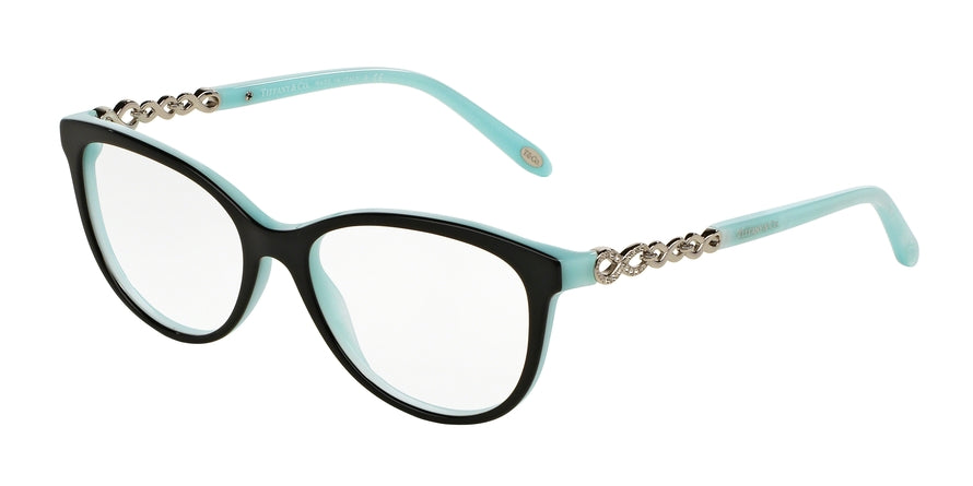 Tiffany TF2120BF Cat Eye Eyeglasses  8055-BLACK/BLUE 53-16-140 - Color Map black