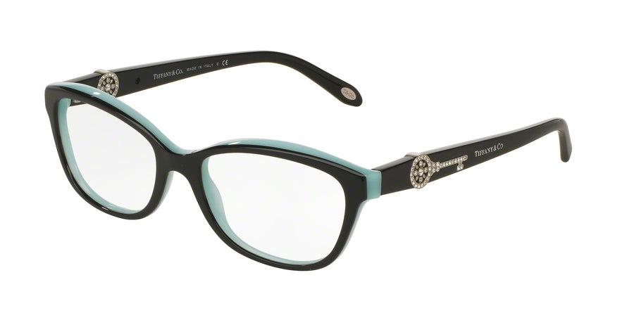 Tiffany TF2127B Pillow Eyeglasses  8055-BLACK/BLUE 53-17-140 - Color Map black