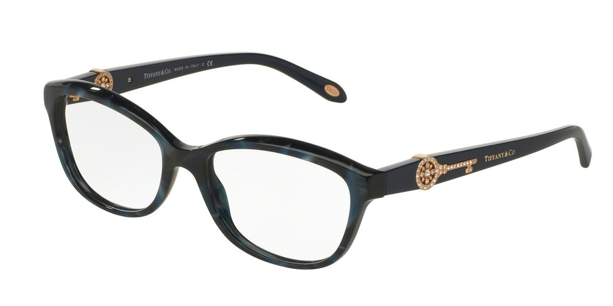 Tiffany TF2127B Pillow Eyeglasses  8200-BLUE SHELL 55-17-140 - Color Map multi