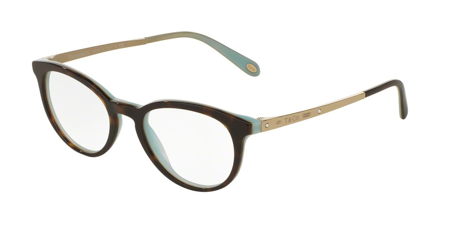 Tiffany TF2128B Phantos Eyeglasses  8134-HAVANA/BLUE 48-18-140 - Color Map havana