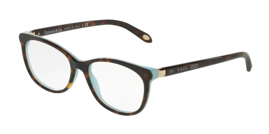 Tiffany TF2135 Pillow Eyeglasses  8134-HAVANA/BLUE 54-16-140 - Color Map havana